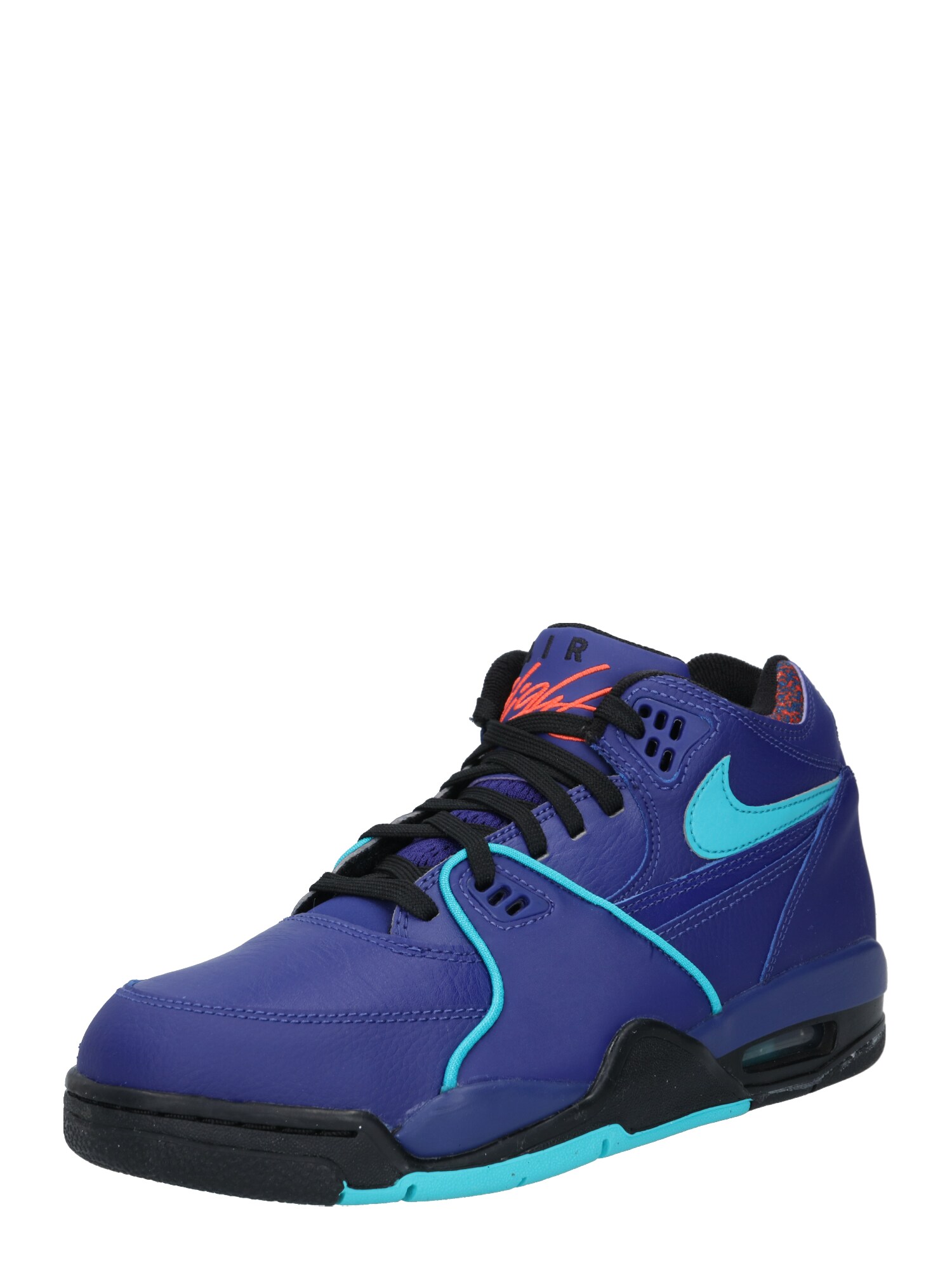 Nike Sportswear Sportbačiai su auliuku 'Air Flight 89'  turkio spalva / mėlyna / raudona