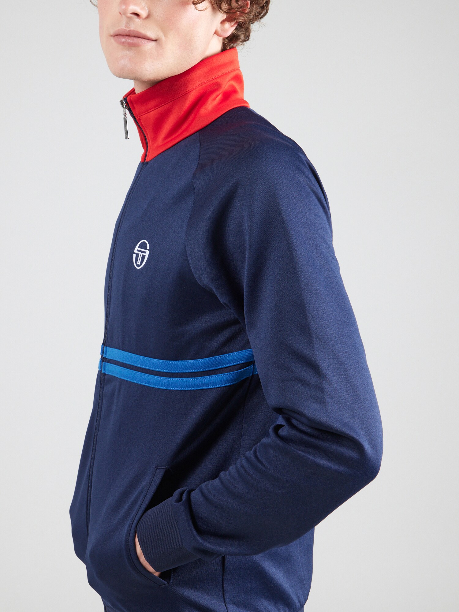 Sergio Tacchini Tréningový komplet 'DALLAS' modrá / námornícka modrá / oranžová (obrázok 5)
