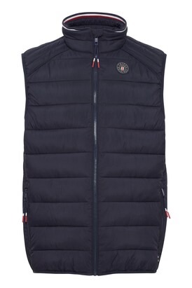 FQ1924 Bodywarmer ‘ Fqvinncent’ Donkerblauw / Rood / Wit