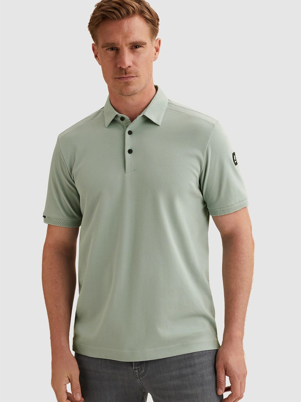 T-shirt 'Polo shirt in interlock jersey'