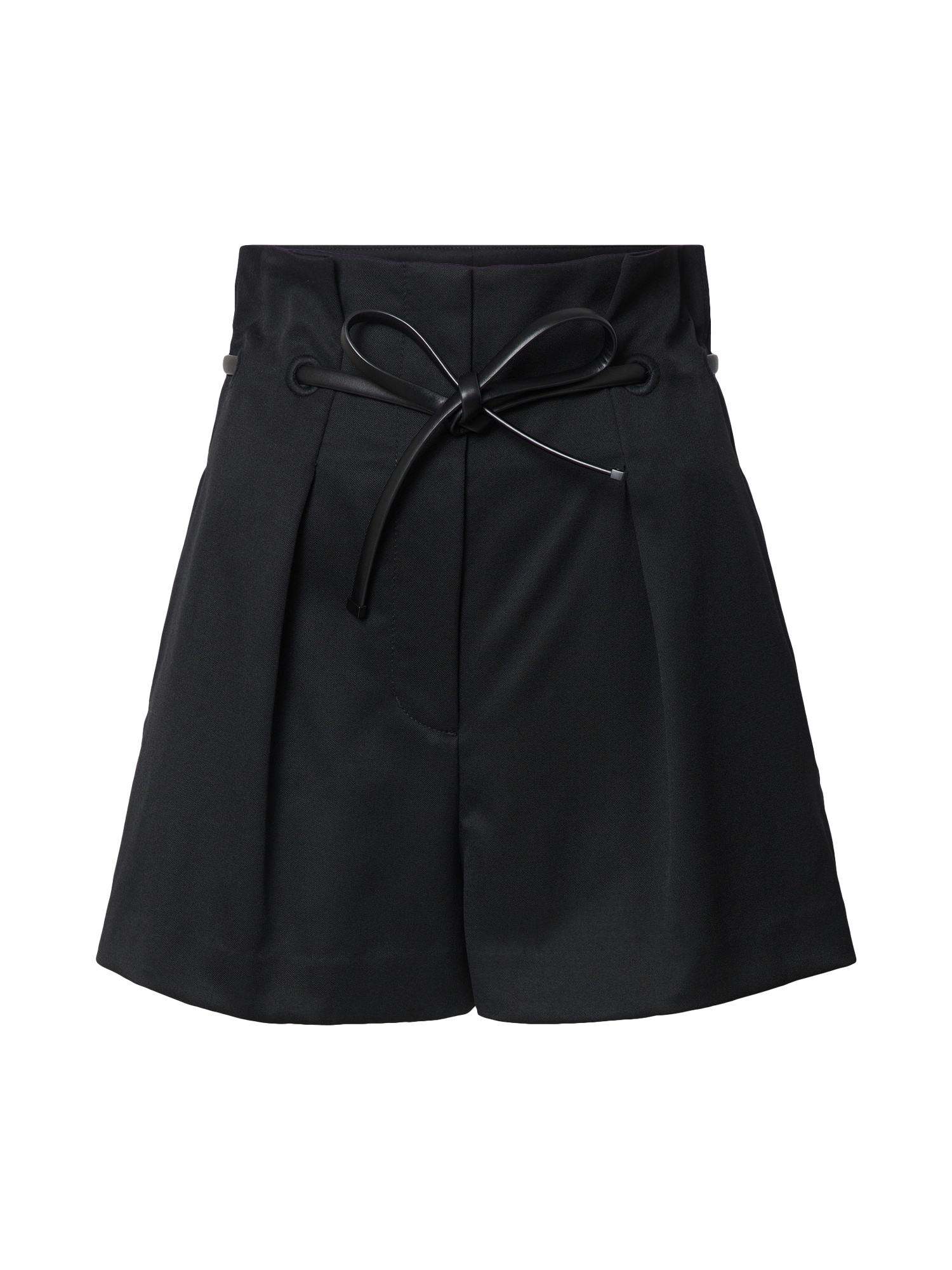 3.1 Phillip Lim Hlače s naborima 'ORIGAMI'  crna