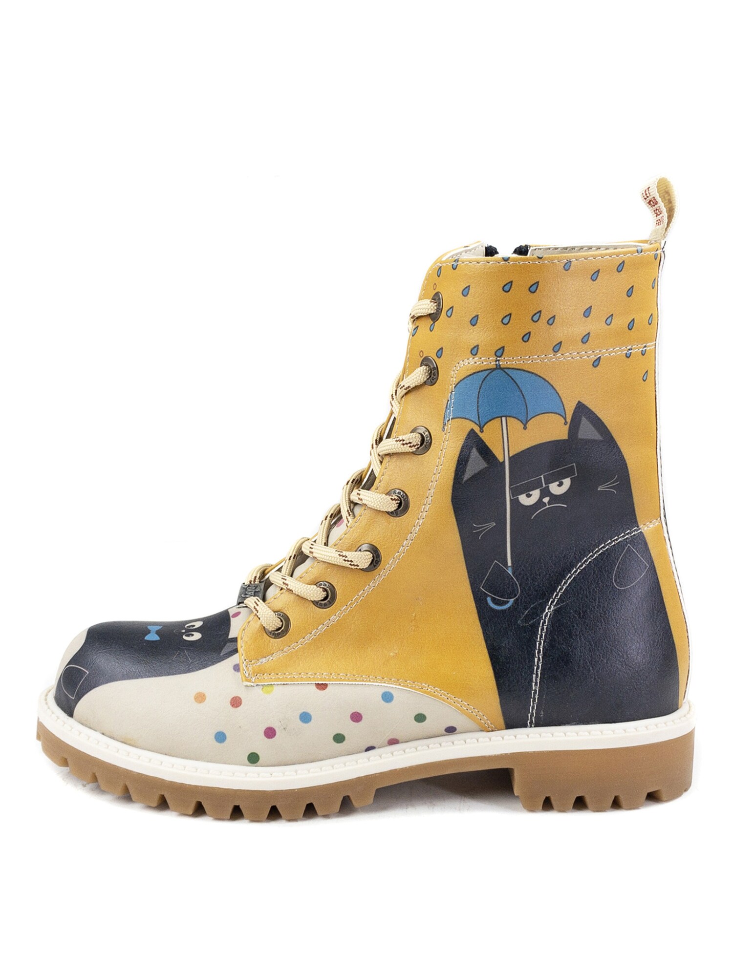 Goby Veterlaarzen 'Women's Shoes Goby Ankle Boots TFB1006 With Cats' Gemengde Kleuren