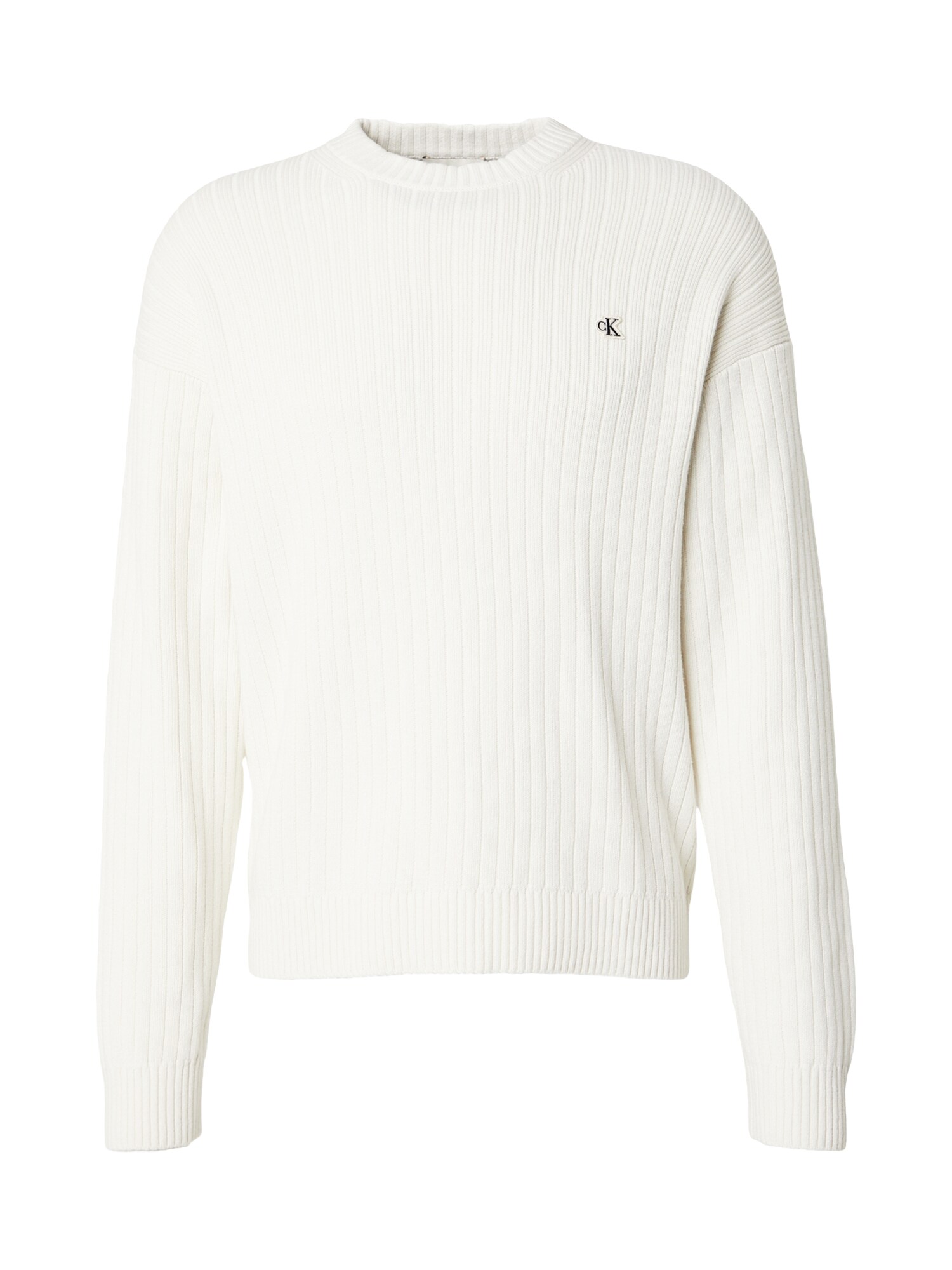Calvin Klein Jeans Pulover alb natural