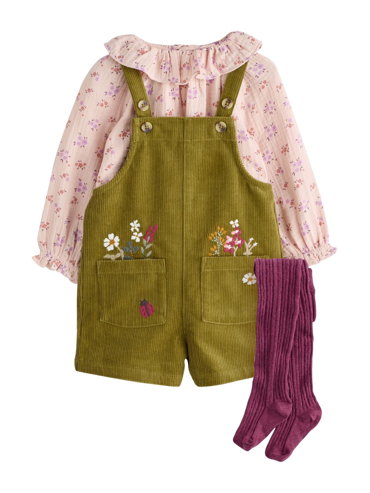 Next Set  oliv / lila / roz / alb