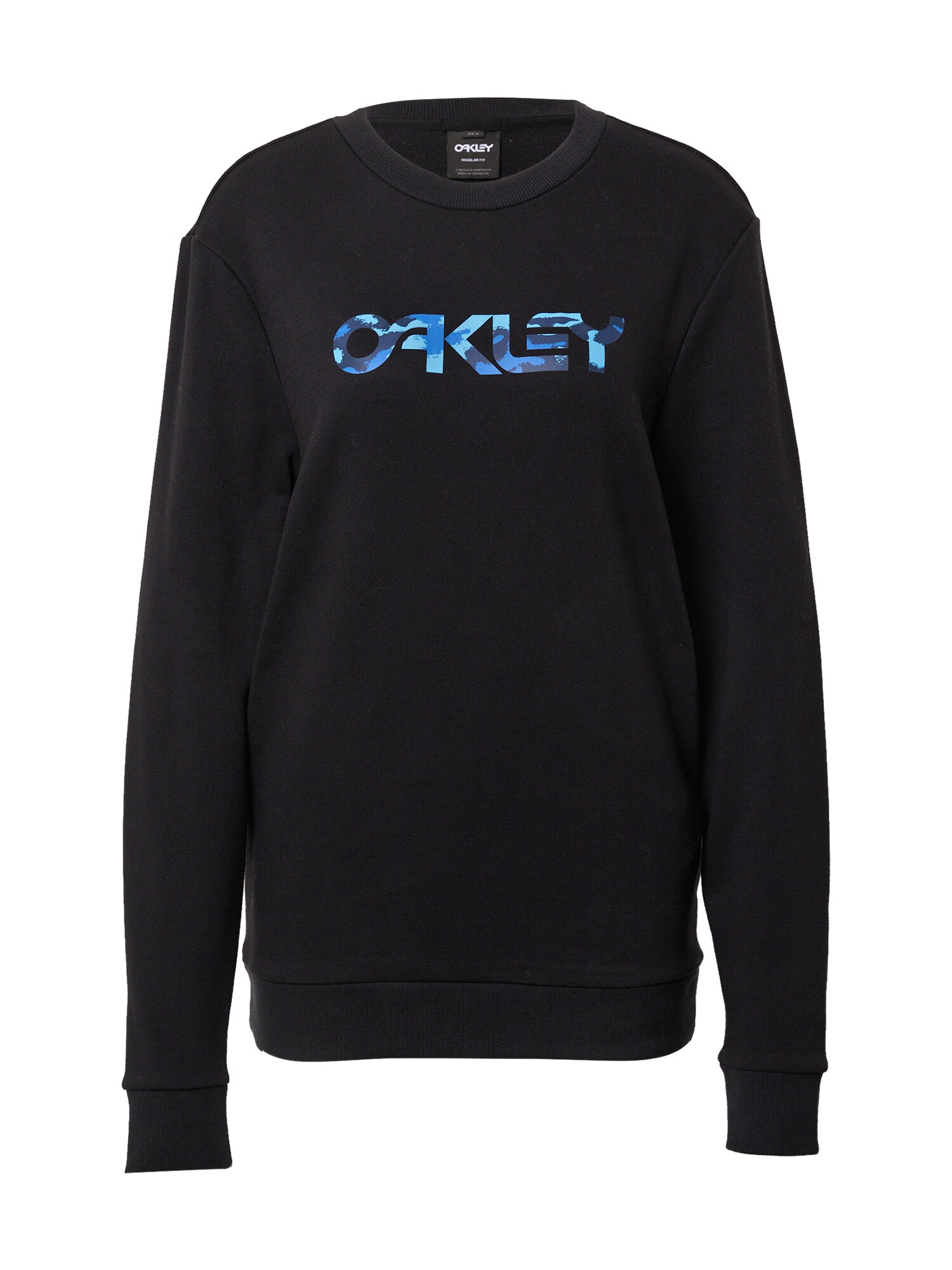 OAKLEY Sportinio tipo megztinis  juoda / šviesiai mėlyna