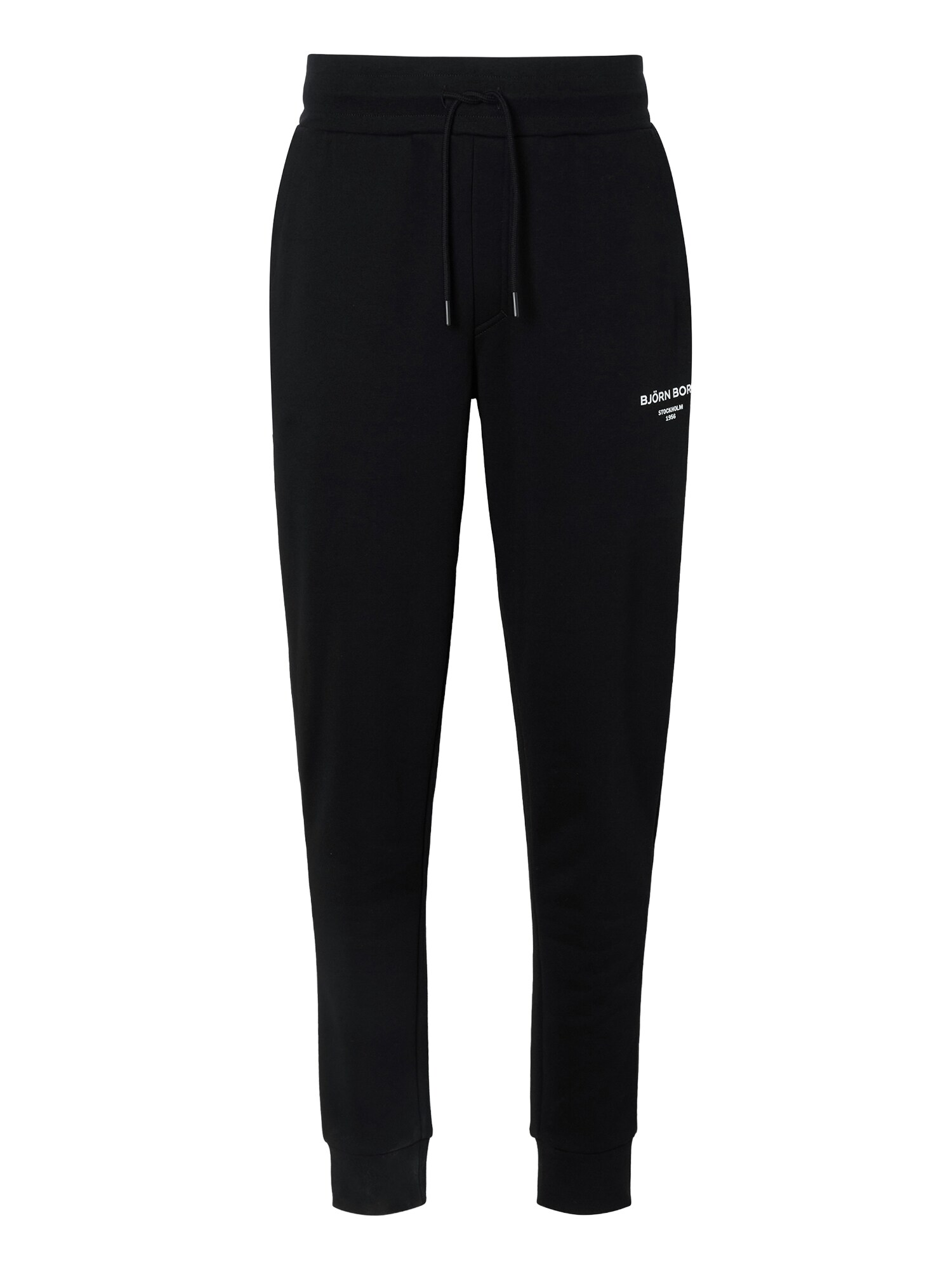 BJÖRN BORG Pantaloni sport 'ESSENTIAL 1'  negru / alb