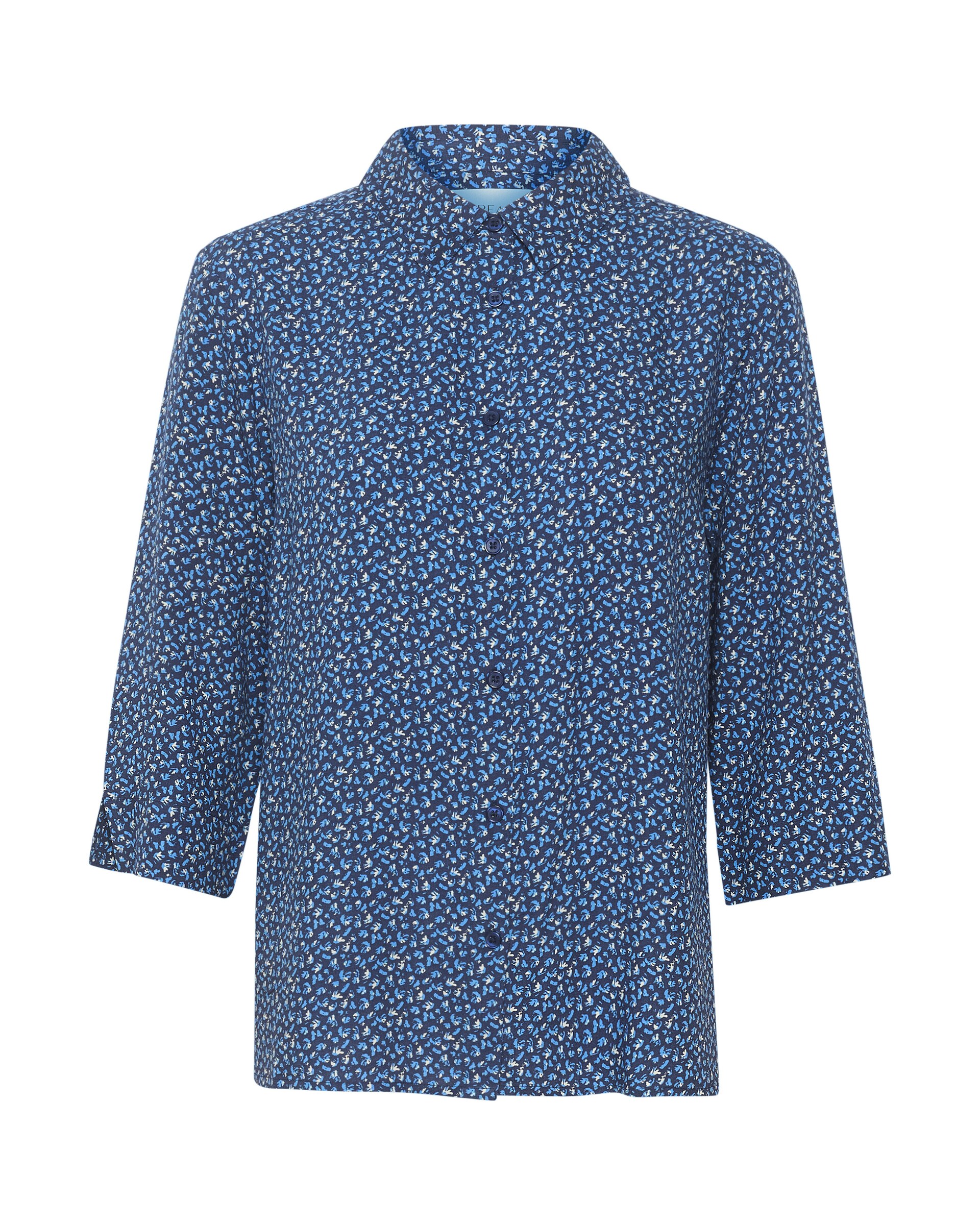 Cream Blus 'Tiah' blå / marinblå dam