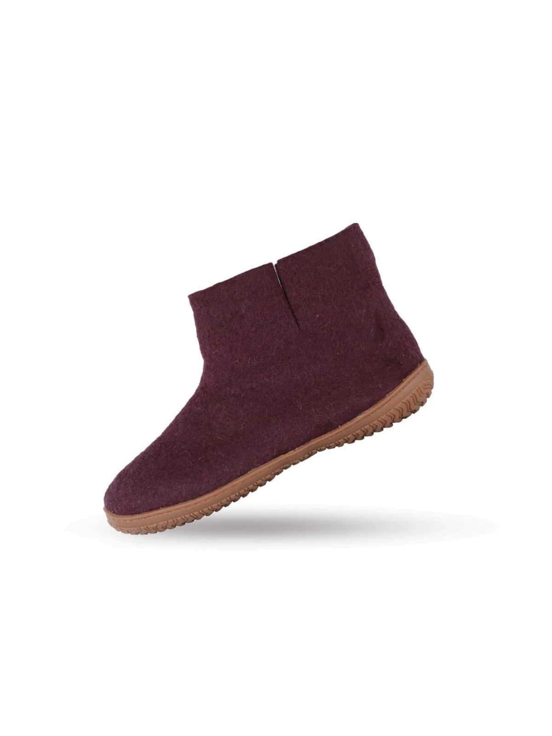 SHUS walk with nature Stövlett 'Filt uldstøvle af 100% ren uld Model Lilla m/Gummisål Dansk Design fra SHUS' kängor & boots dam