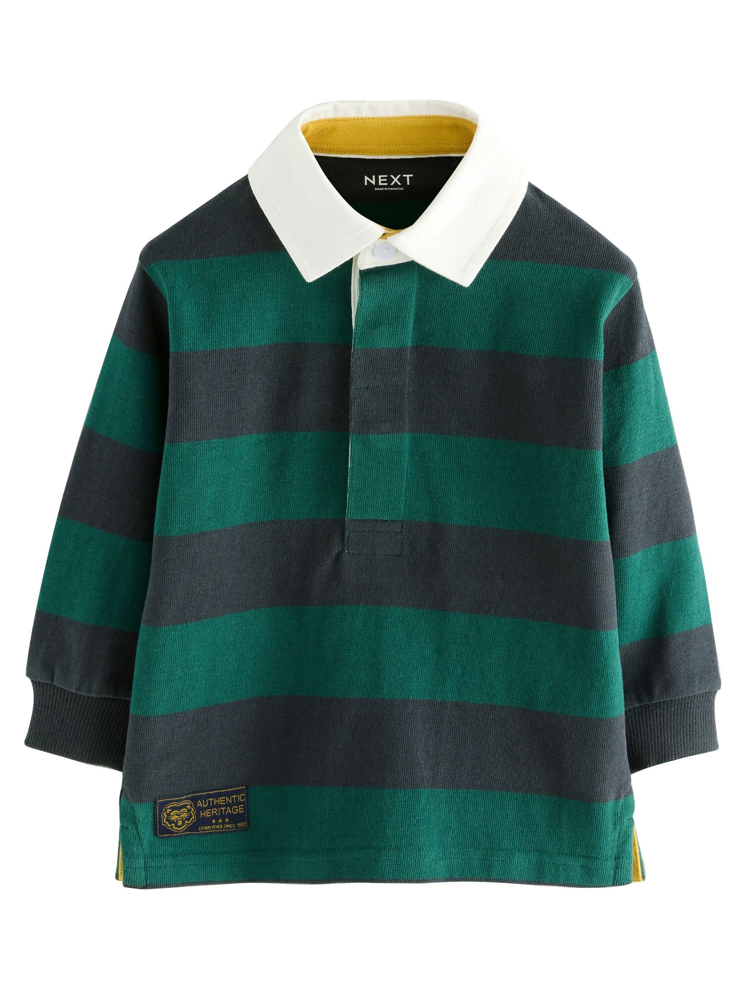 Next Tricou  bleumarin / verde