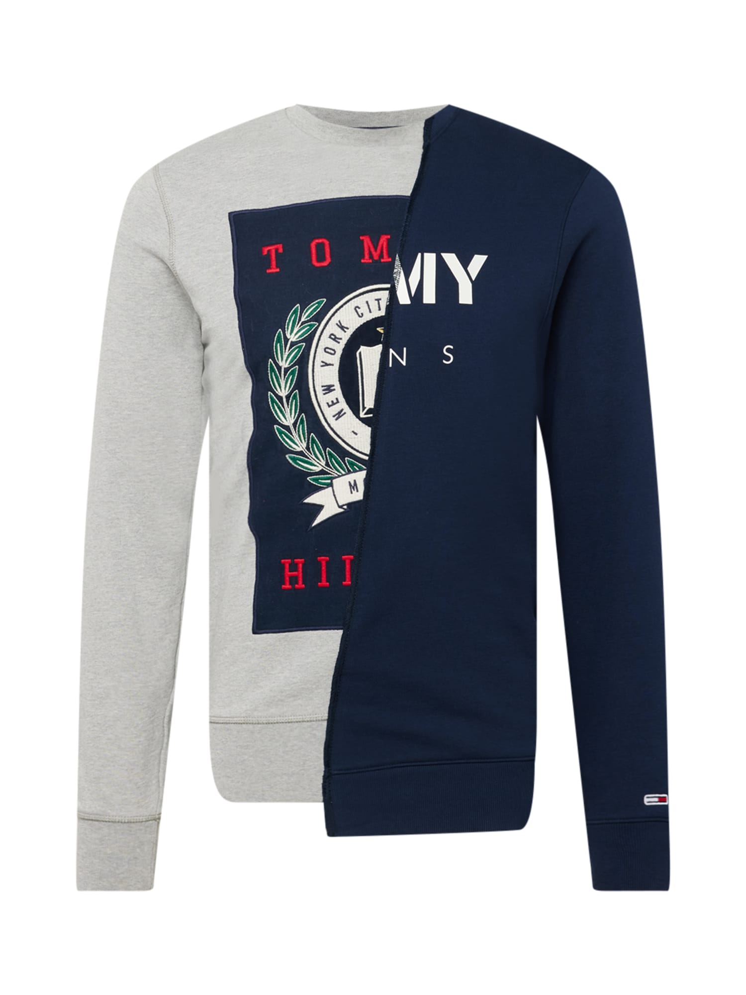 Tommy Remixed Sweatshirt  navy / acinzentado / vermelho / branco