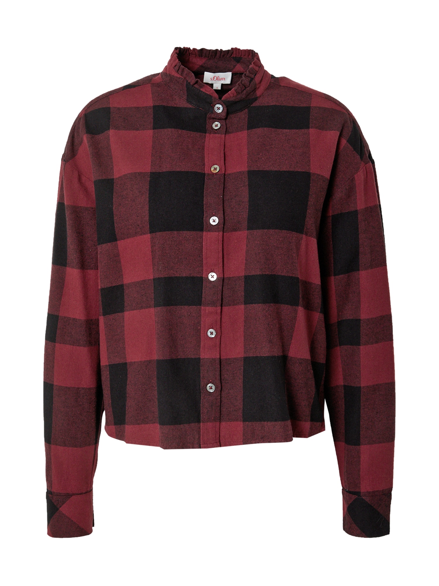 s.Oliver s.Oliver Bluse bordeaux / schwarz
