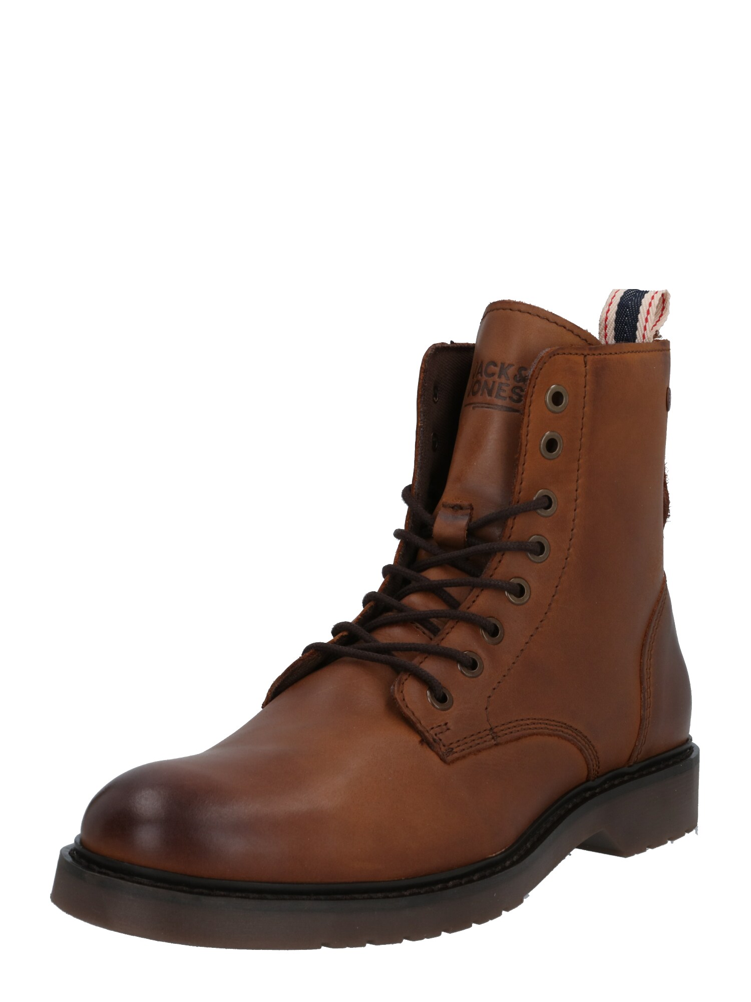 JACK & JONES Auliniai batai su raišteliais 'NORSE'  ruda (konjako)