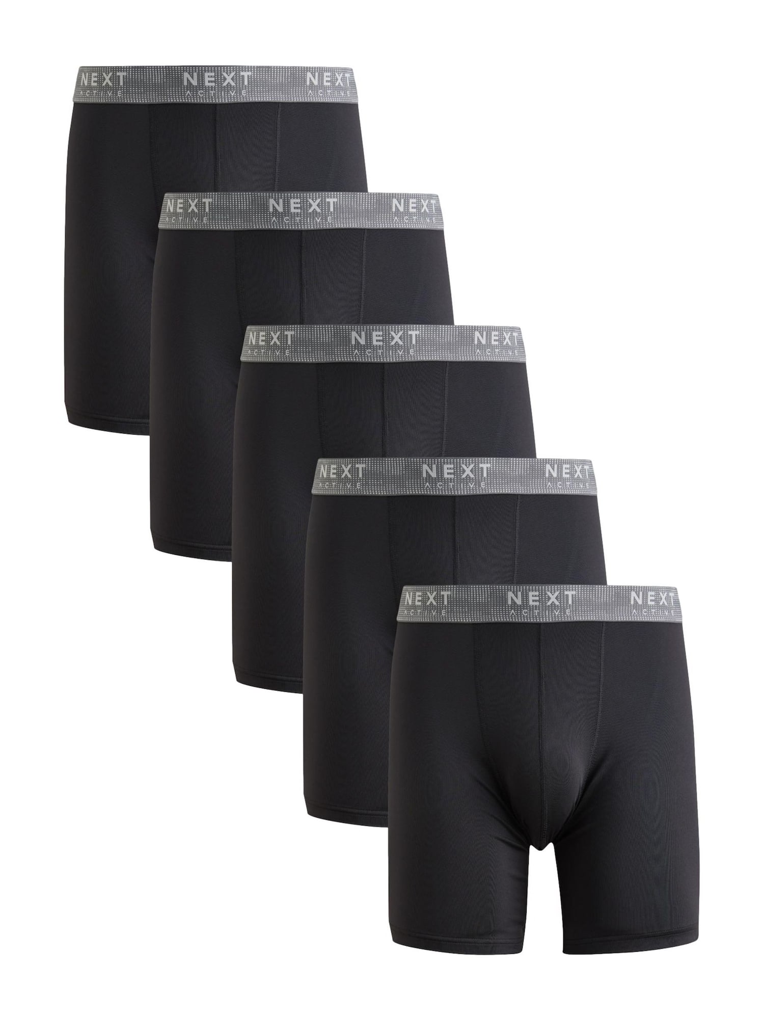Next Boxeri gri / gri deschis / negru