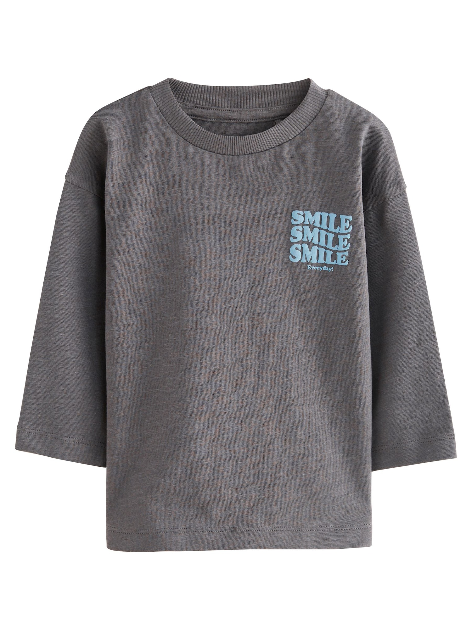 Next Tricou  albastru pastel / gri închis