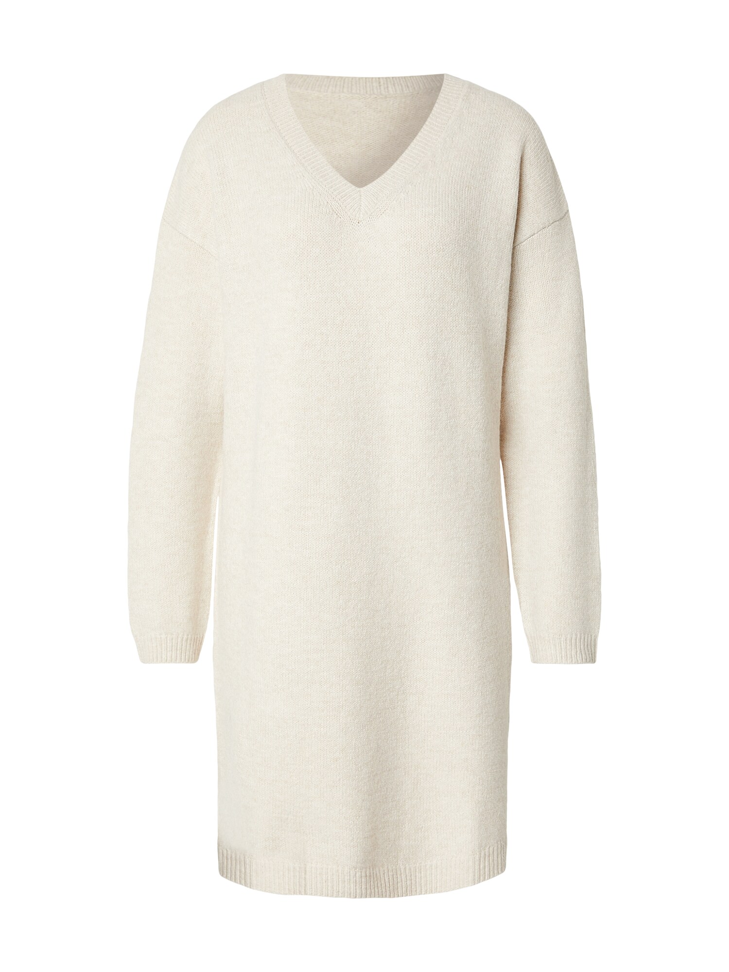 VILA Rochie tricotat  alb lână