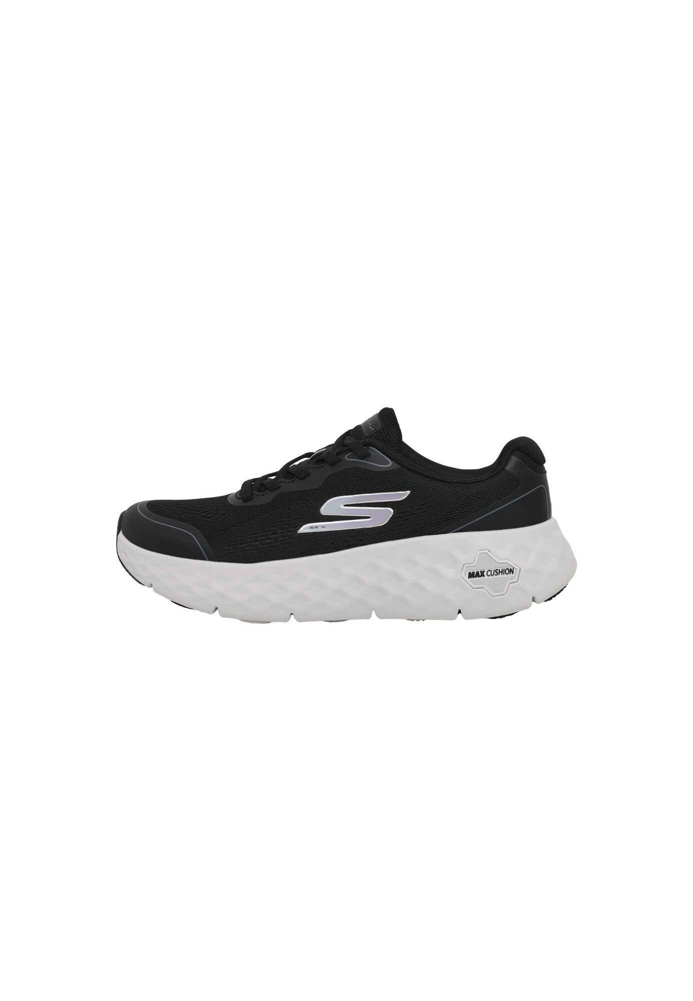 SKECHERS Sneaker low GO WALK MAX CUSHIONING FLEX gri argintiu / negru