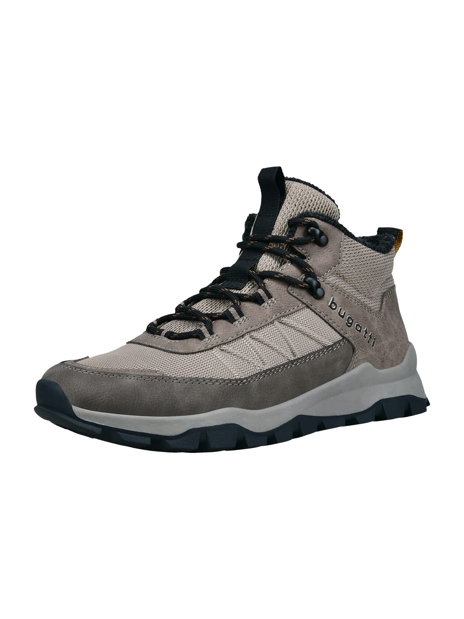 bugatti Bocanci cu șireturi  gri închis / negru