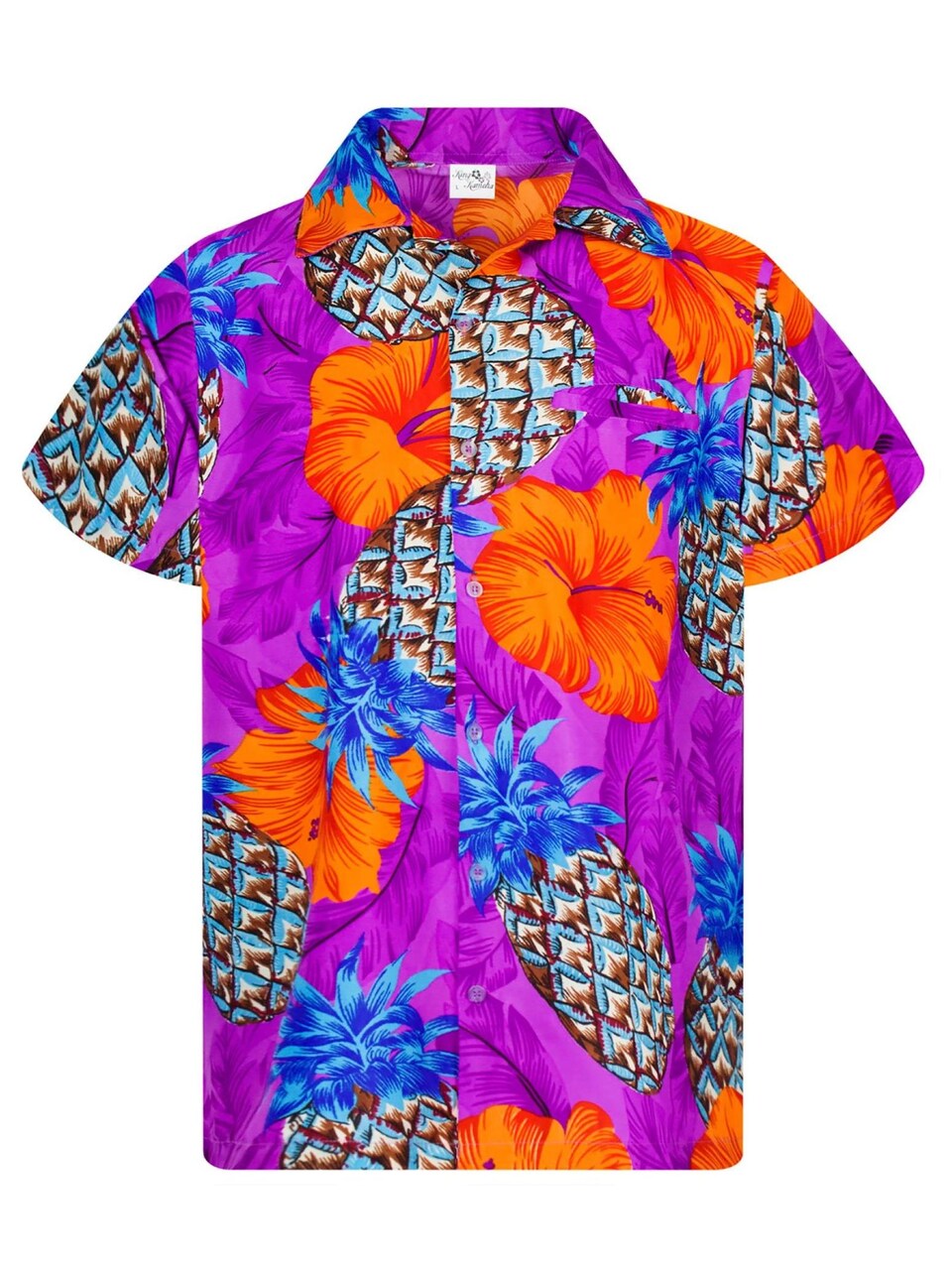 T-shirt 'Pineapple Hibiscus Shadow Line'