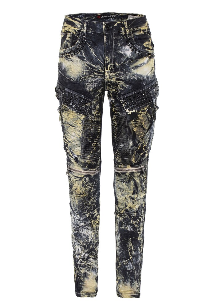 CIPO & BAXX Jeans Herren Größe 31 schwarz