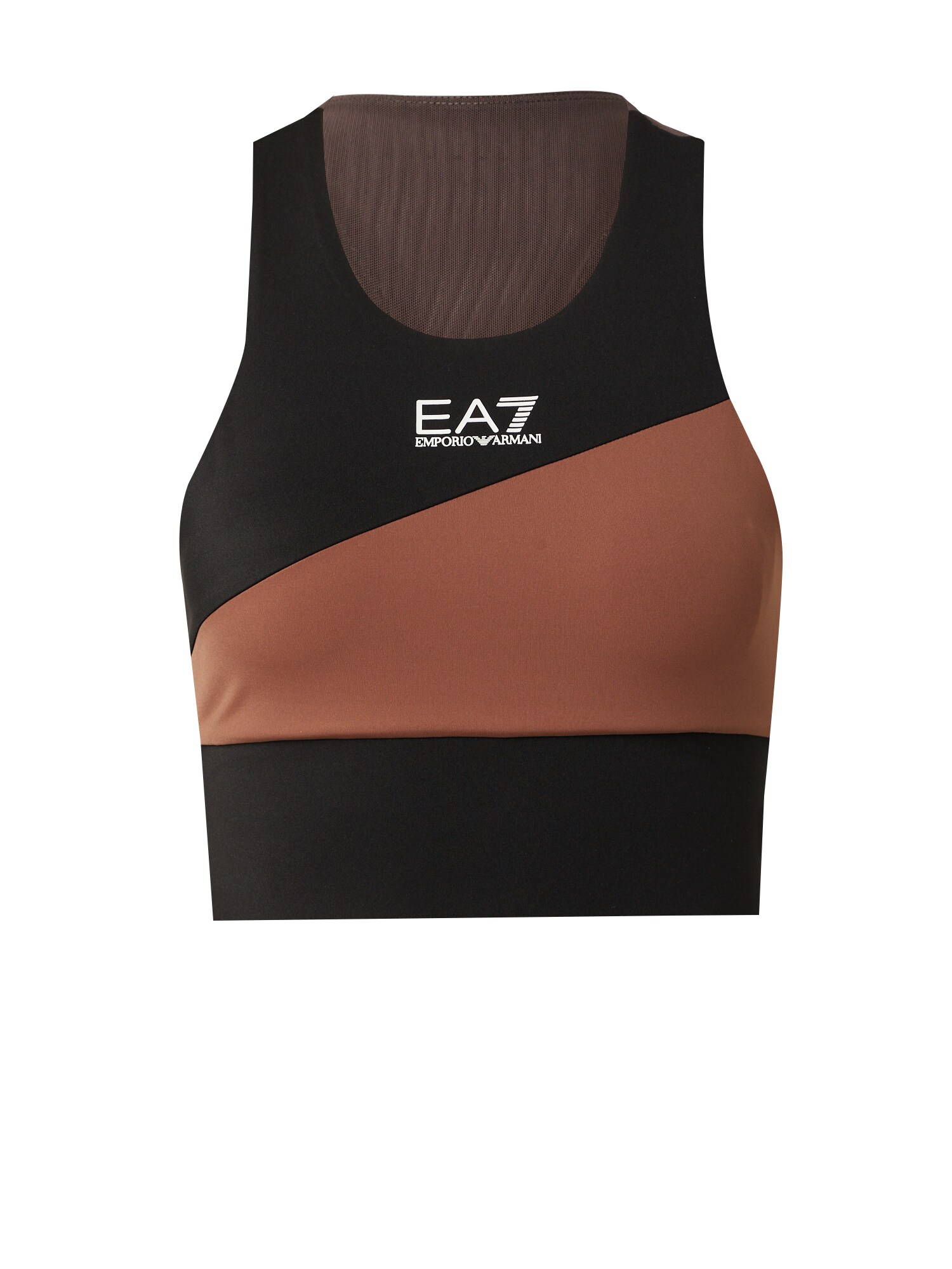 EA7 Emporio Armani Sportmelltartók  gesztenyebarna / barna melír / fekete akciós termékkép 1
