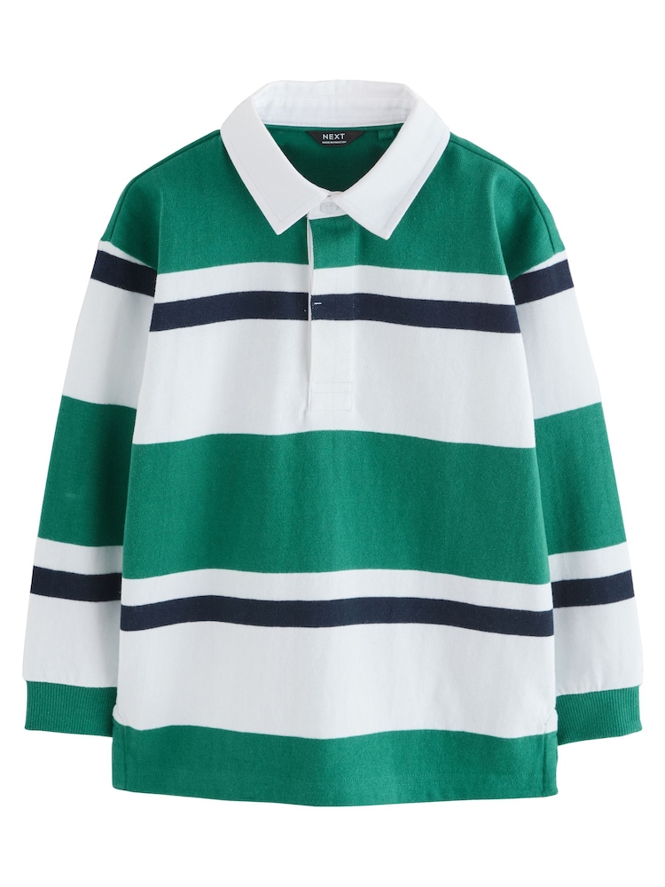 Next Poloshirt Jungen Größe 152 grün / schwarz / weiß
