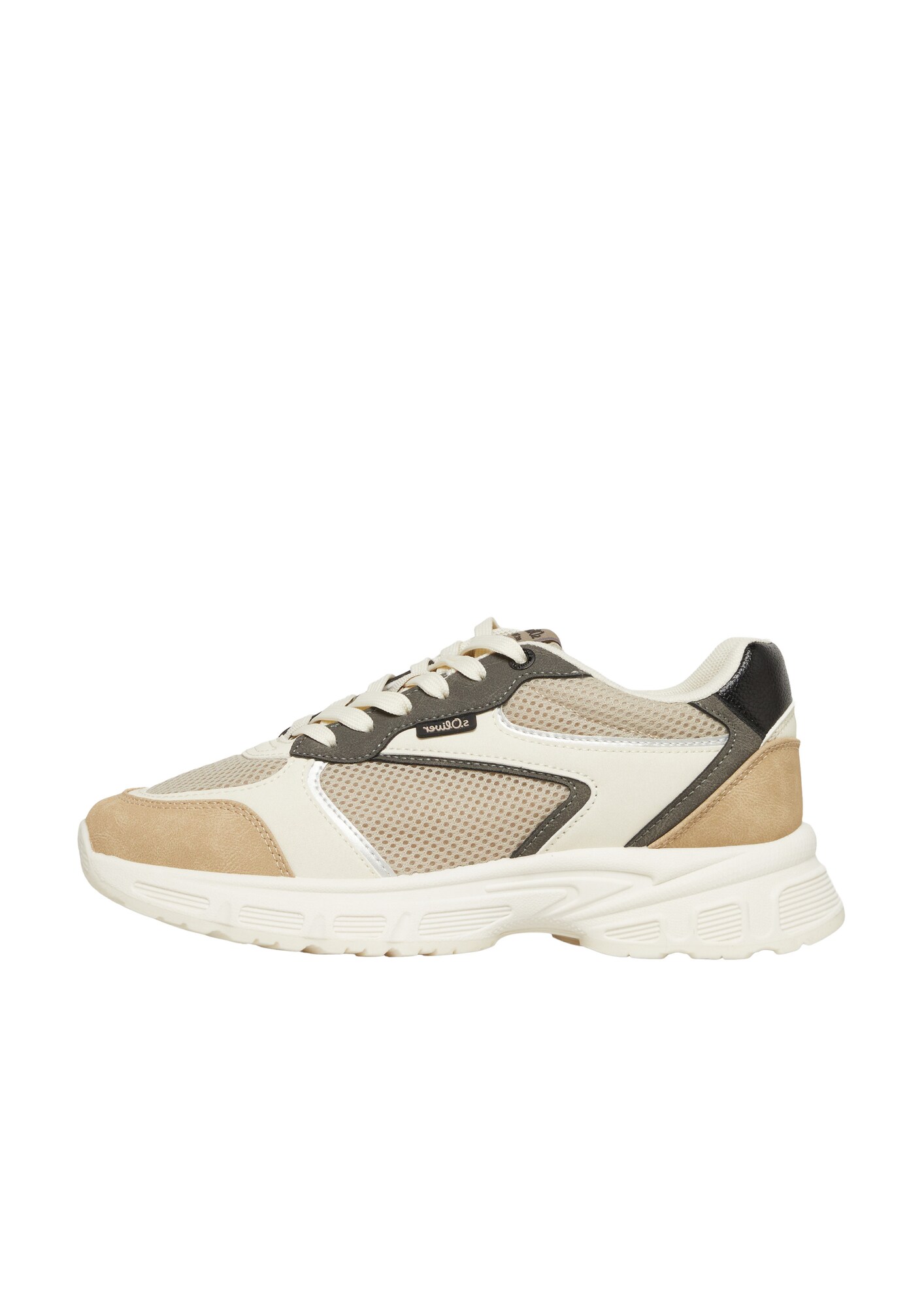 S.Oliver Sneakers Laag Camel / Ecru / Lichtbruin