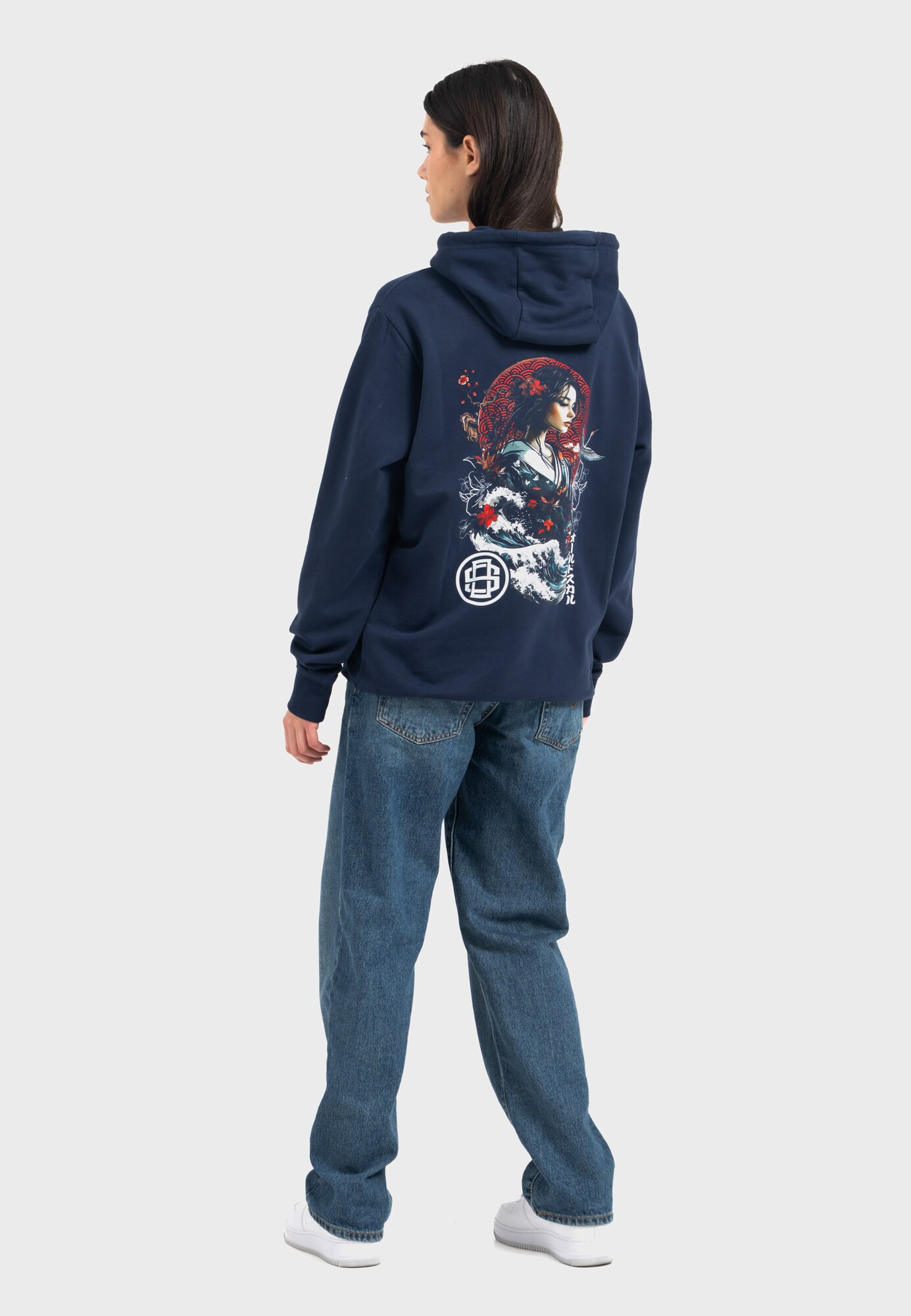 Thumbnail - Hoodie 'Asian Blossom Queen'