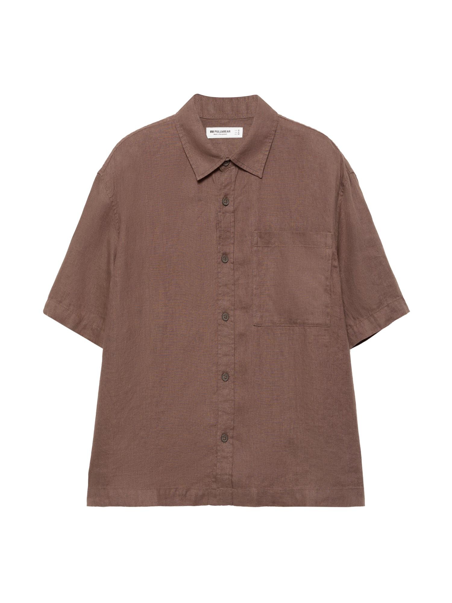 Pull&Bear Tričko  hnedá