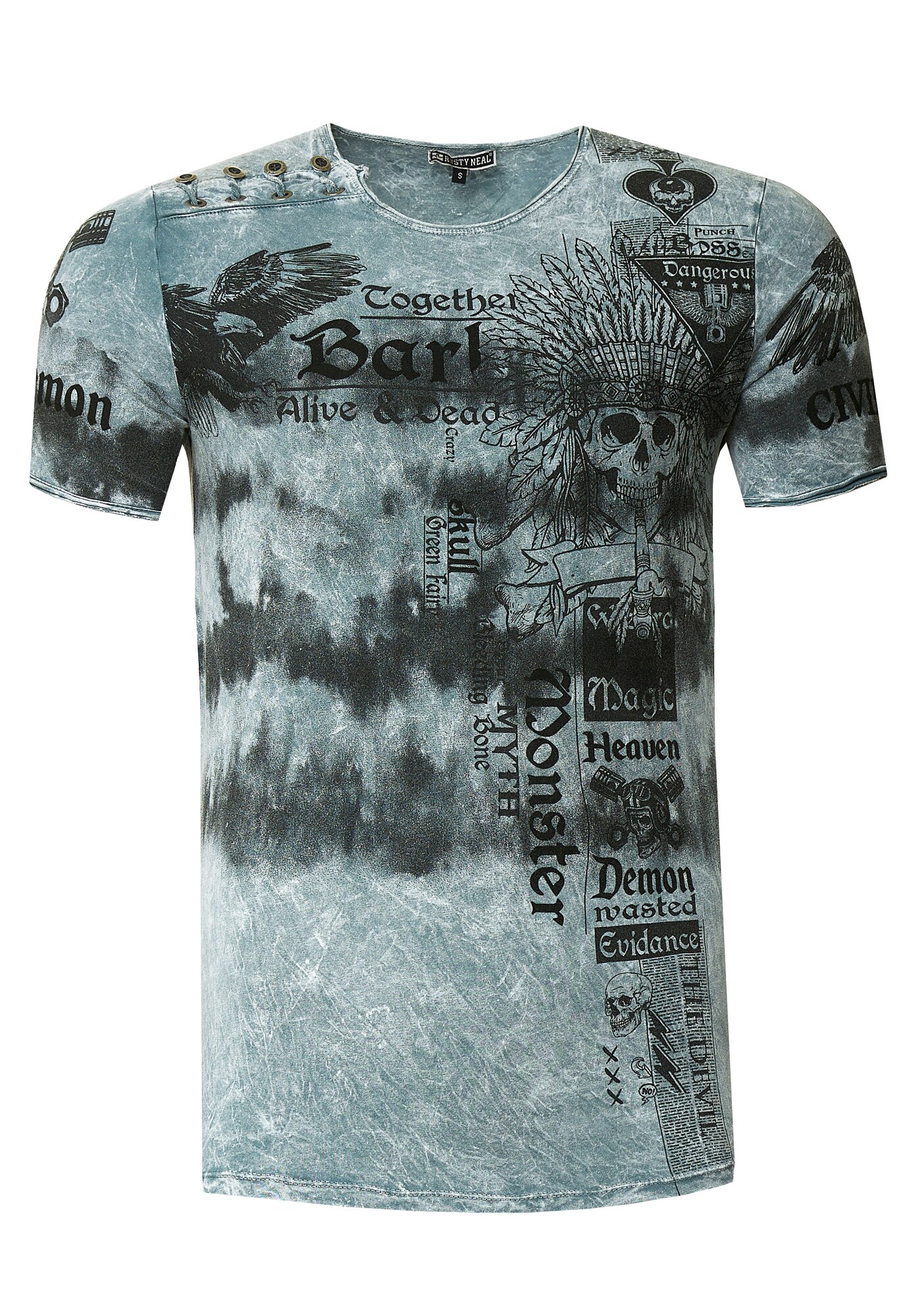 Thumbnail - Rusty Neal T-Shirt in Batik Optik