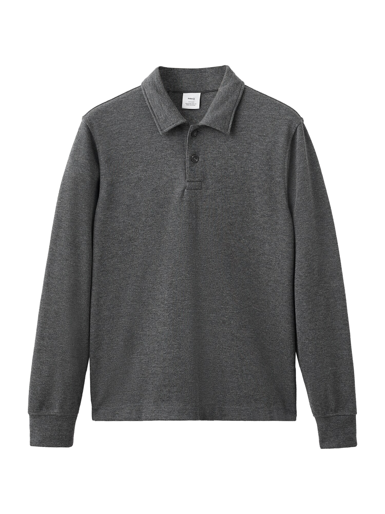 MANGO MAN Pulover Shangaip  gri închis