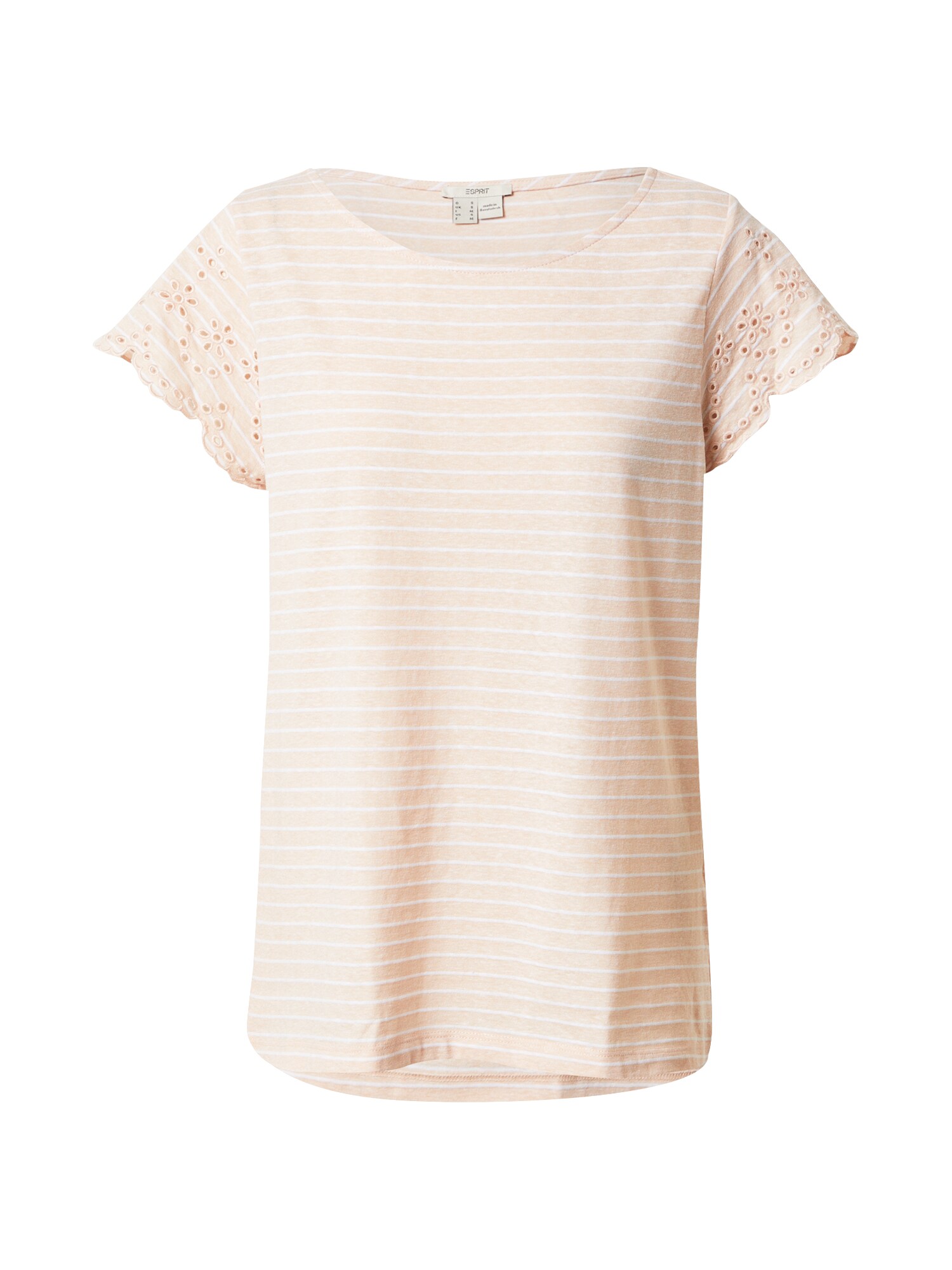ESPRIT Majica  rosé / bela