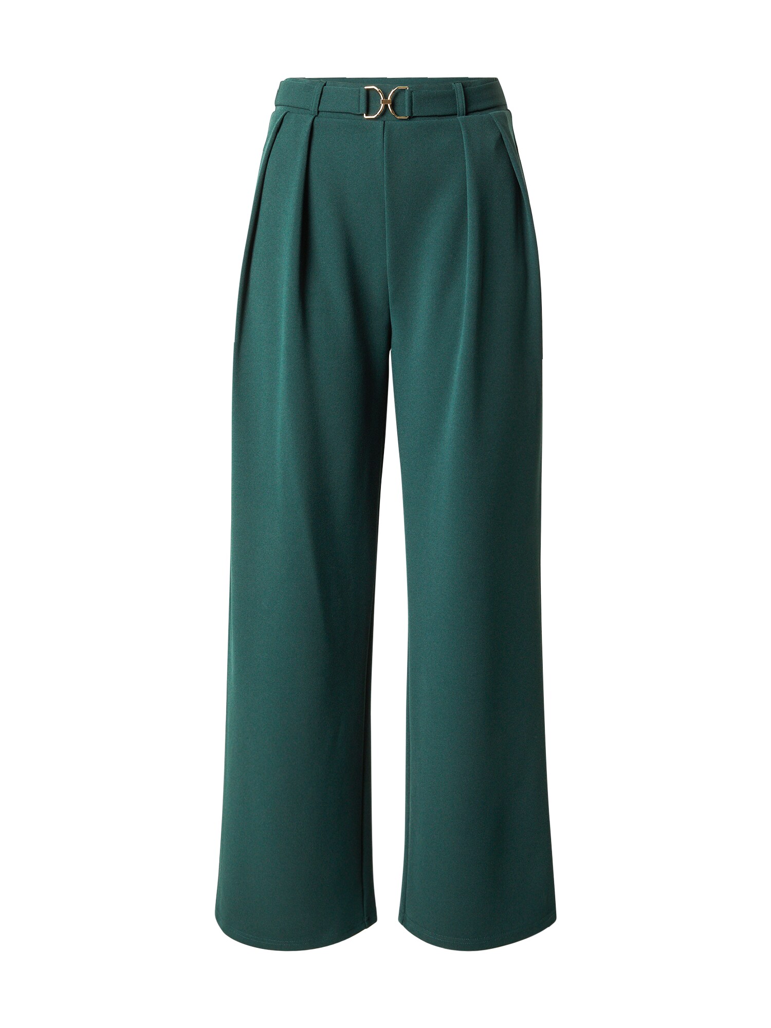 ABOUT YOU Pantaloni cu dungă Yara  verde închis