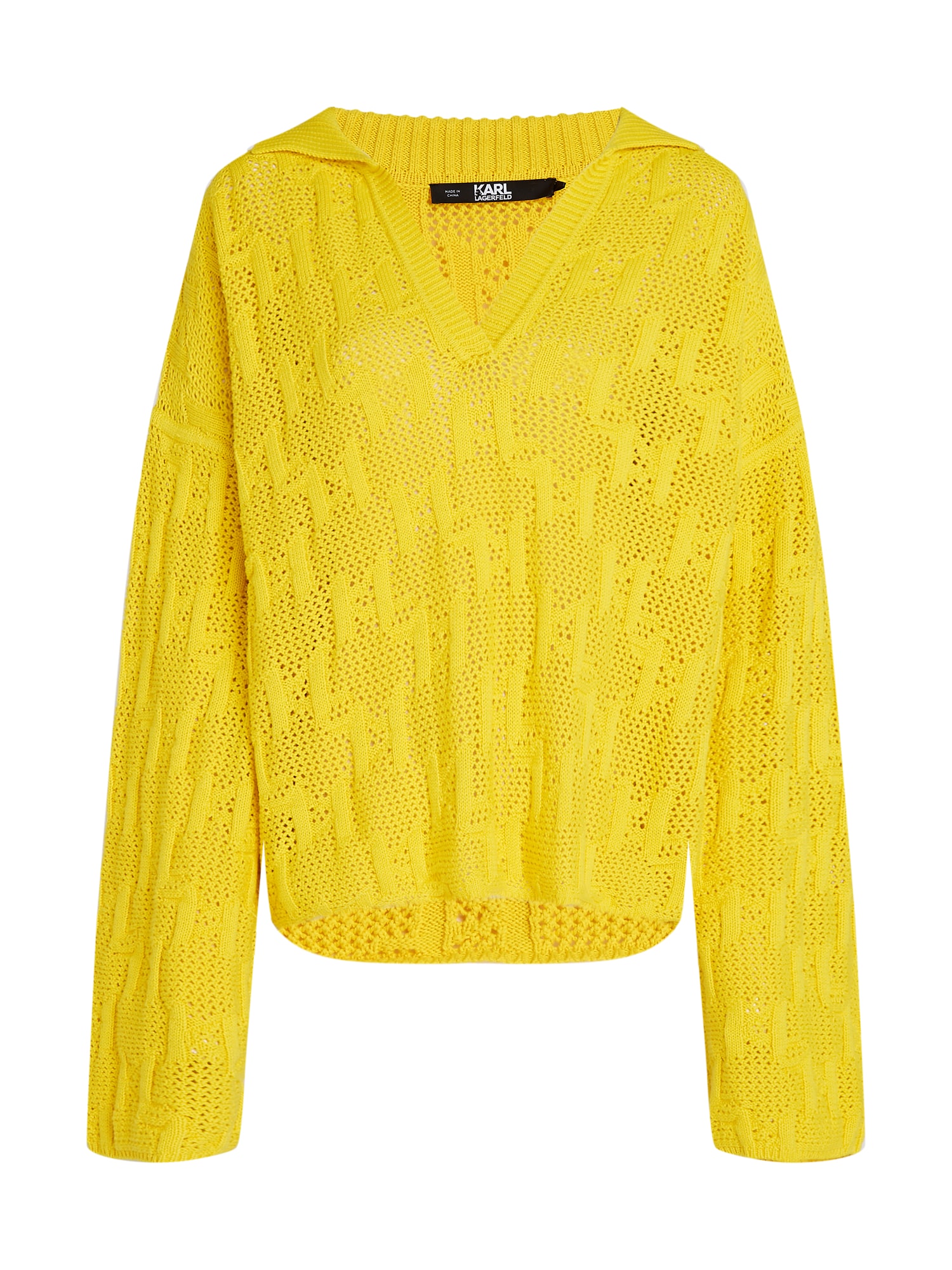 Karl Lagerfeld Пуловер  жълто