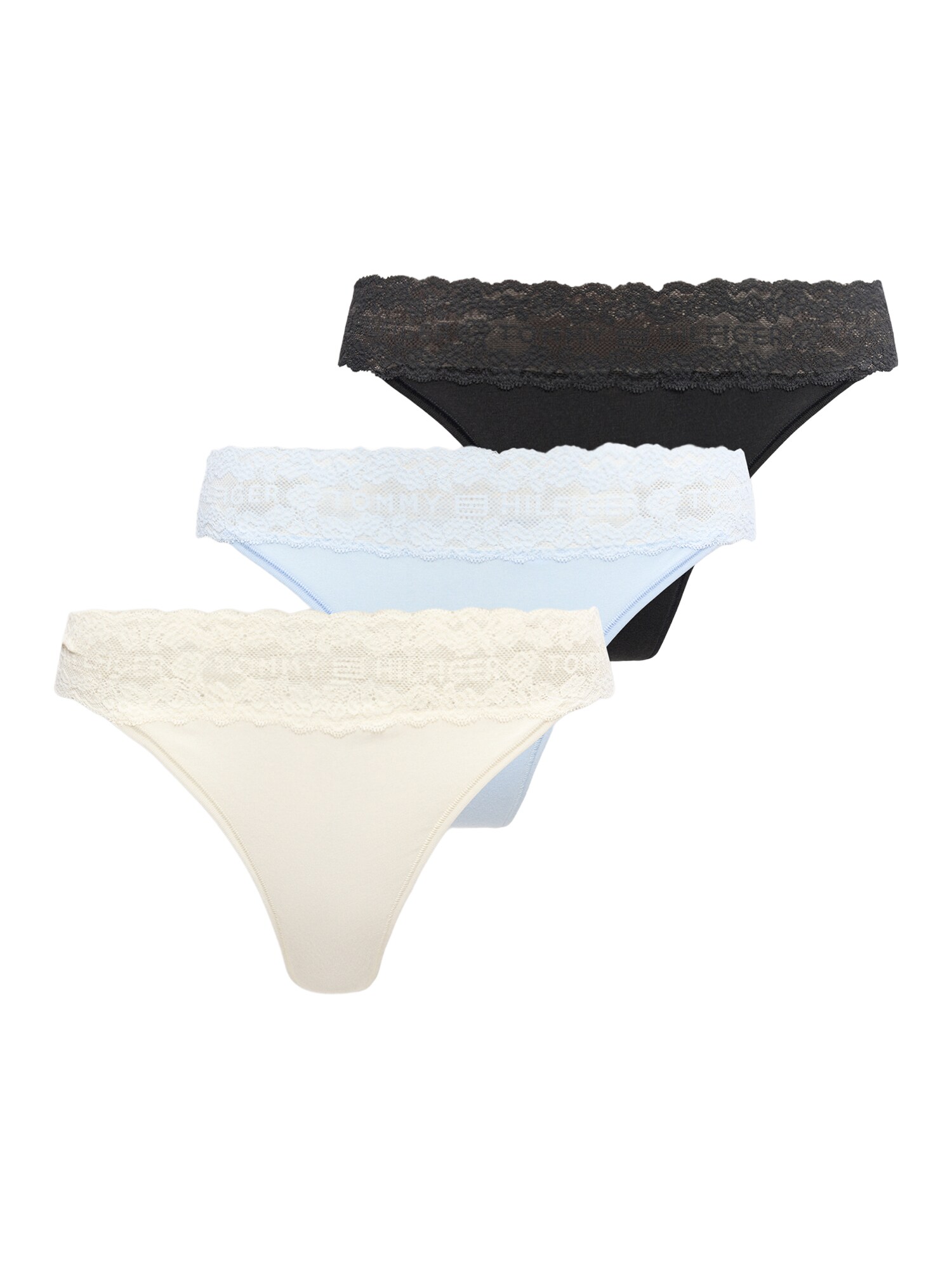 Tommy Hilfiger Underwear Tanga  fildeş / azuriu / negru