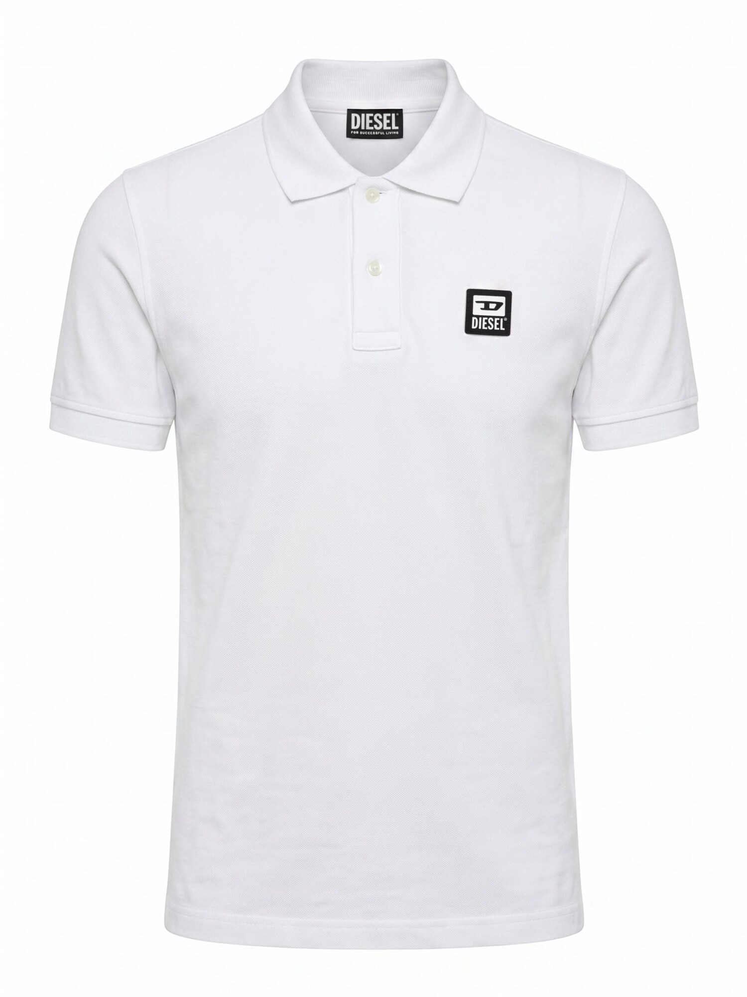 DIESEL Tricou T-SMITH 250104 SLIM alb
