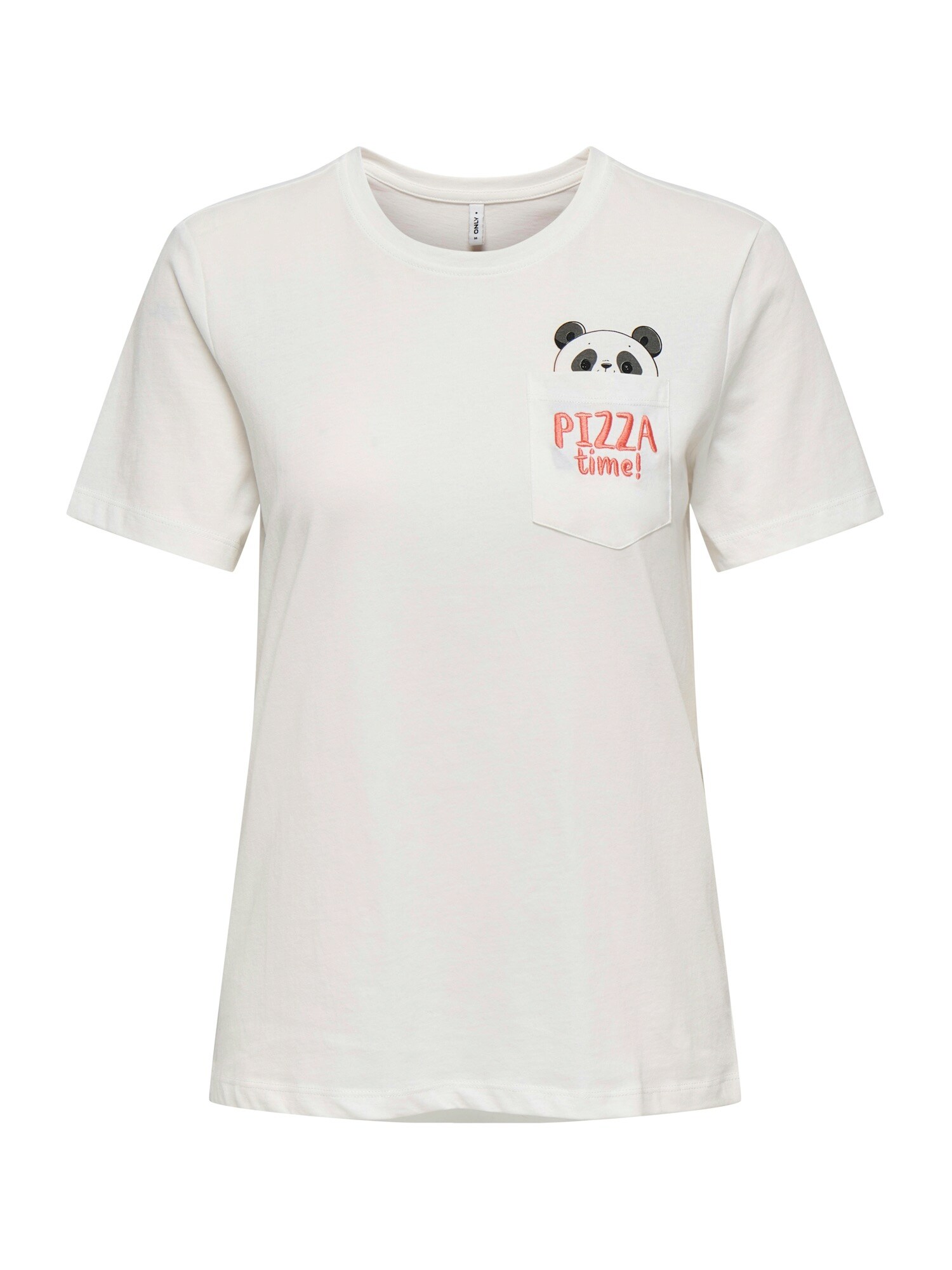 ONLY Tricou ONLPOLLY  roșu pastel / negru / alb