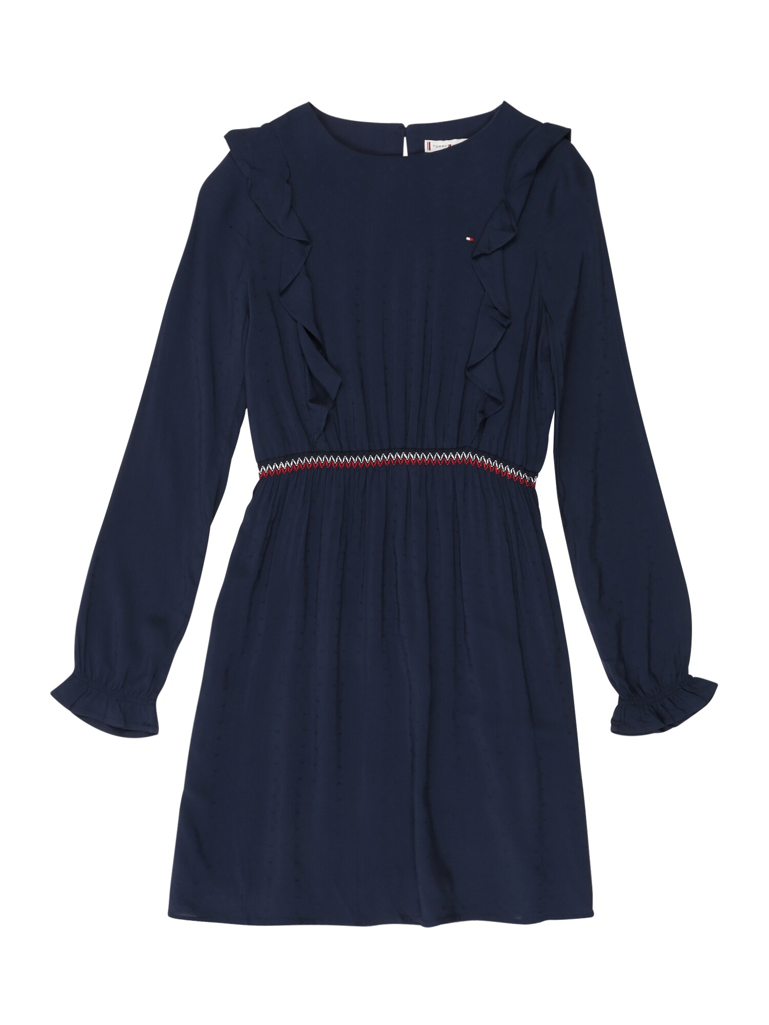 TOMMY HILFIGER Suknelė  nakties mėlyna / balta / raudona