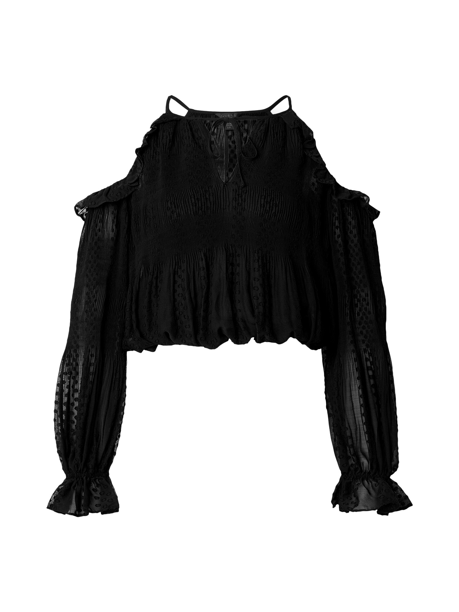 GUESS Bluză  negru