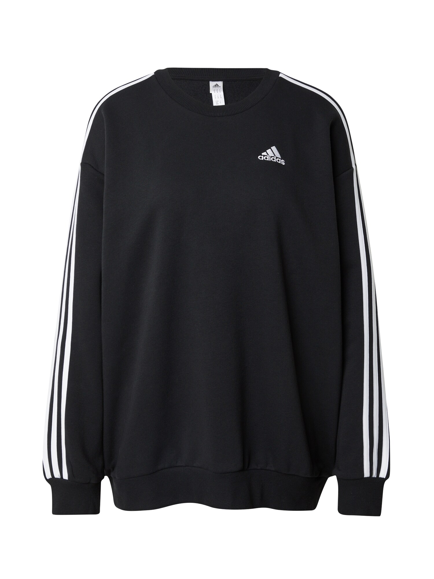 ADIDAS ORIGINALS Športová mikina 'Essentials'  čierna / biela