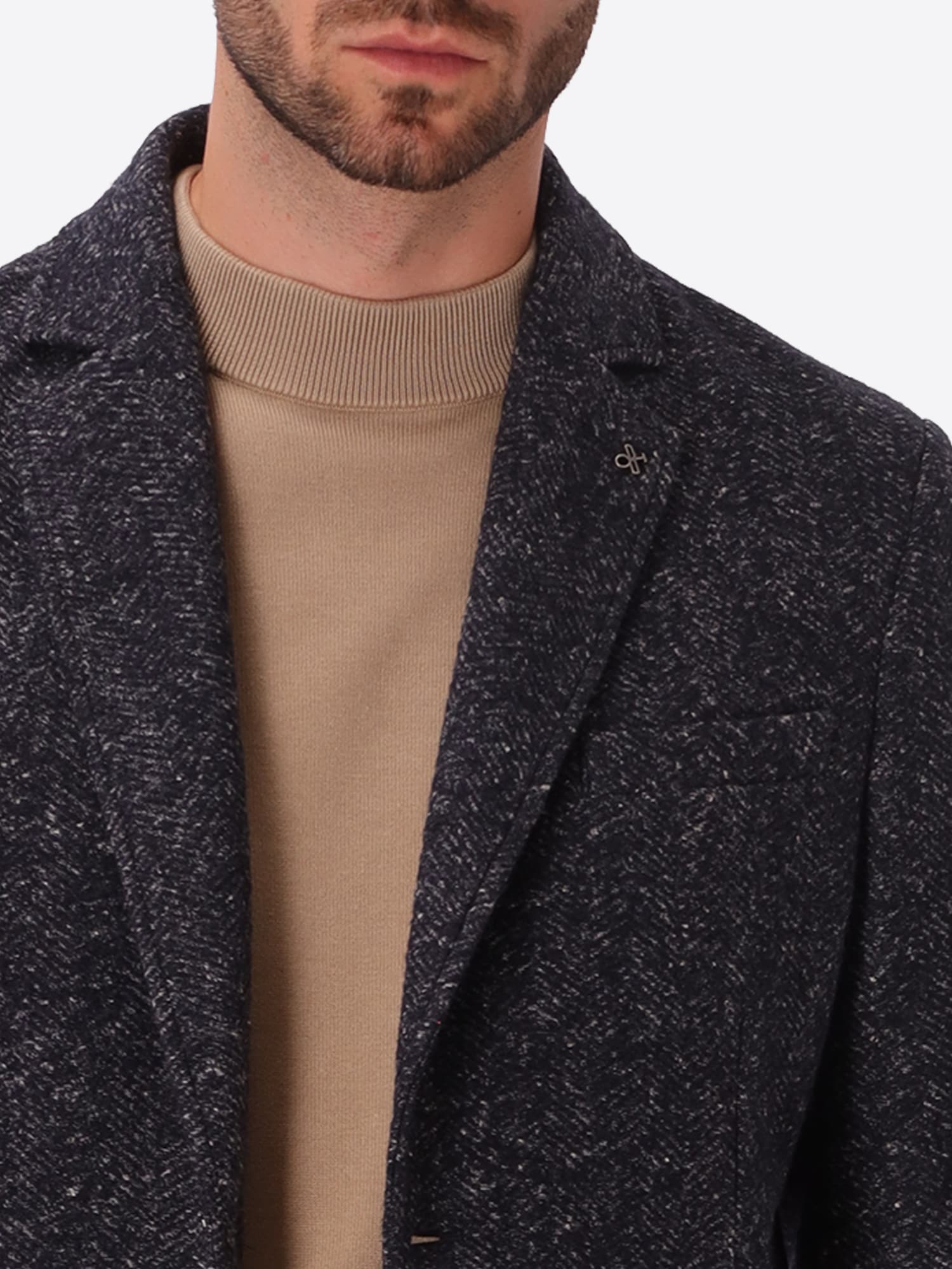 Distretto12 Chaqueta saco 'Donatello'  azul oscuro – imagen 4