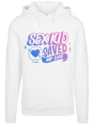 F4NT4STIC Sweatshirt ‘Sex Education  Sex Kid  Netflix TV Series’ Blauw / Pink / Wit