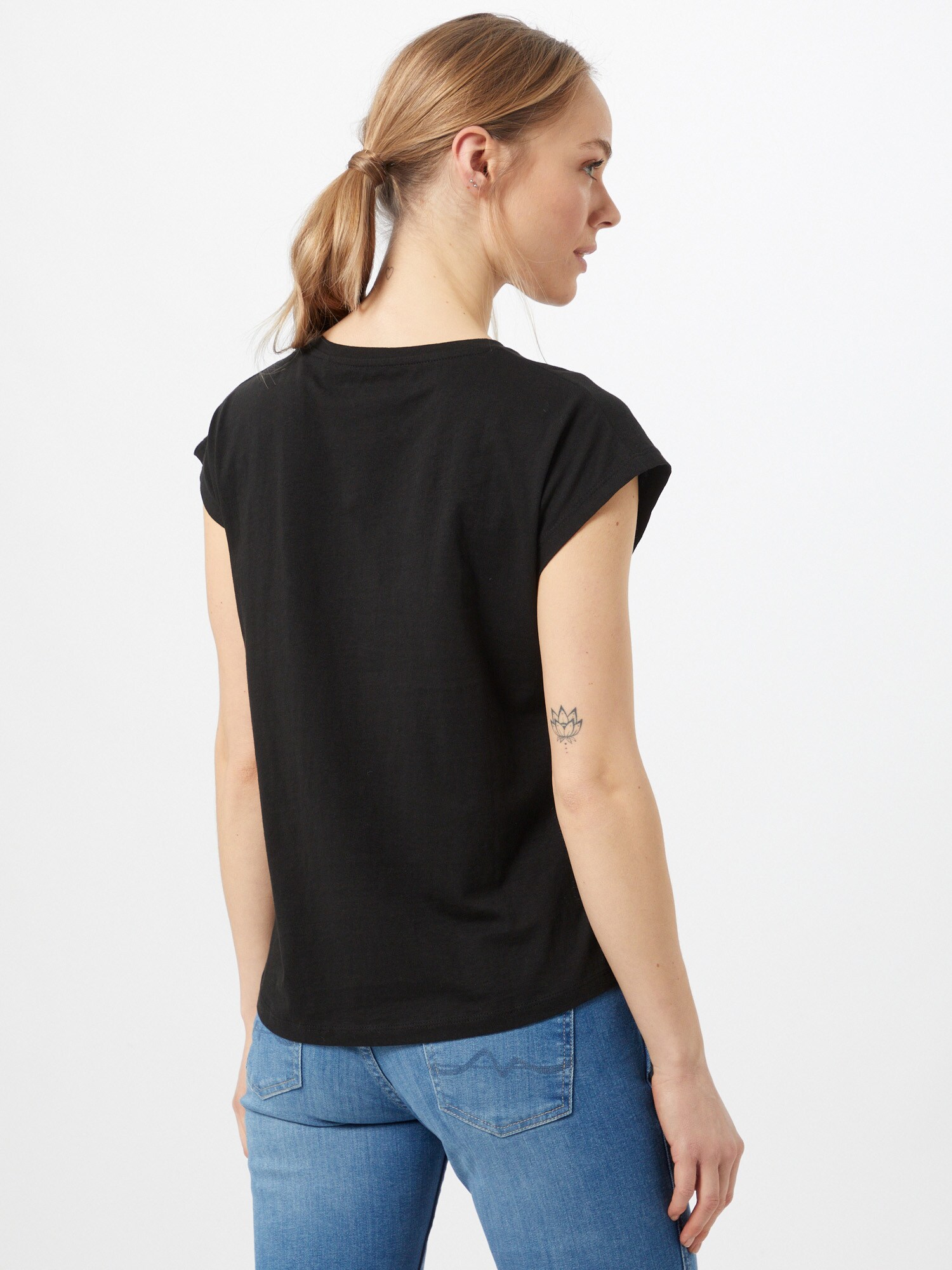 Pepe Jeans Tričko 'Bloom' čierna / biela (obrázok 3)