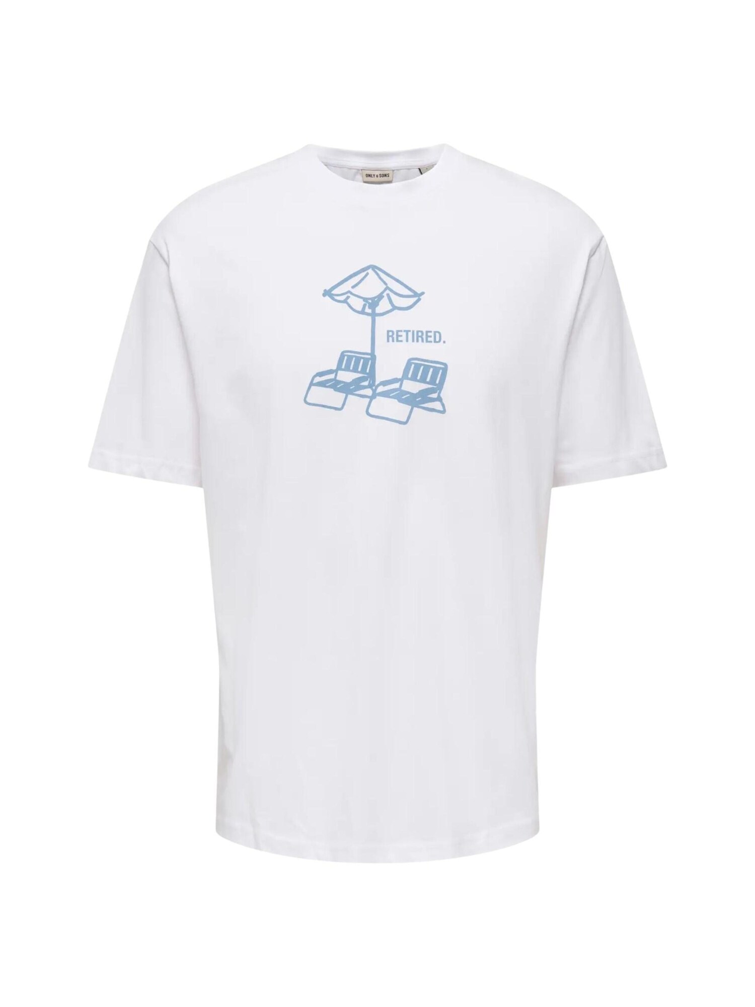 Only & Sons Camiseta 'ONLY & SONS ONSALEX PASSA RLX SS TEE T-SHIRT' blanco