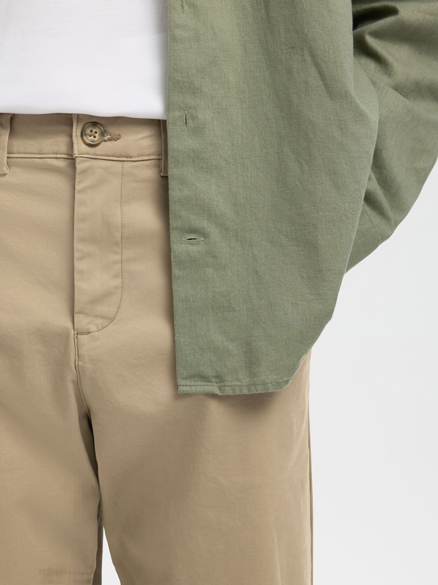 SELECTED Chino nohavice '220'  tmavošedá (obrázok 5)
