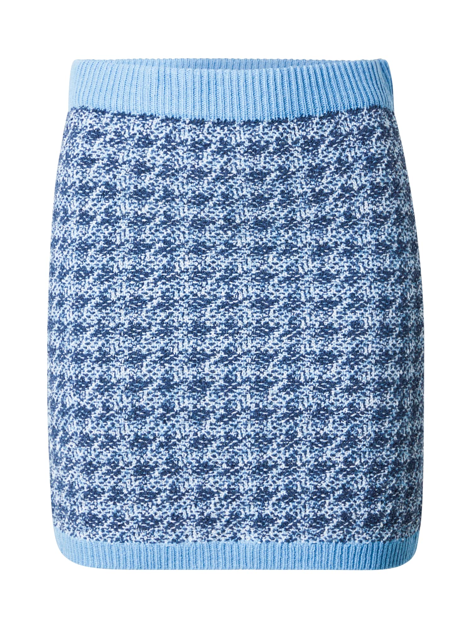 VERO MODA Fustă  albastru deschis / albastru închis / alb