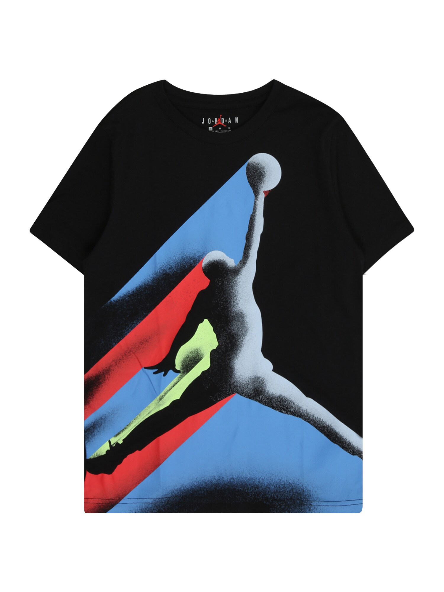 Jordan Tricou FADE AWAY  albastru regal / verde deschis / roșu / negru