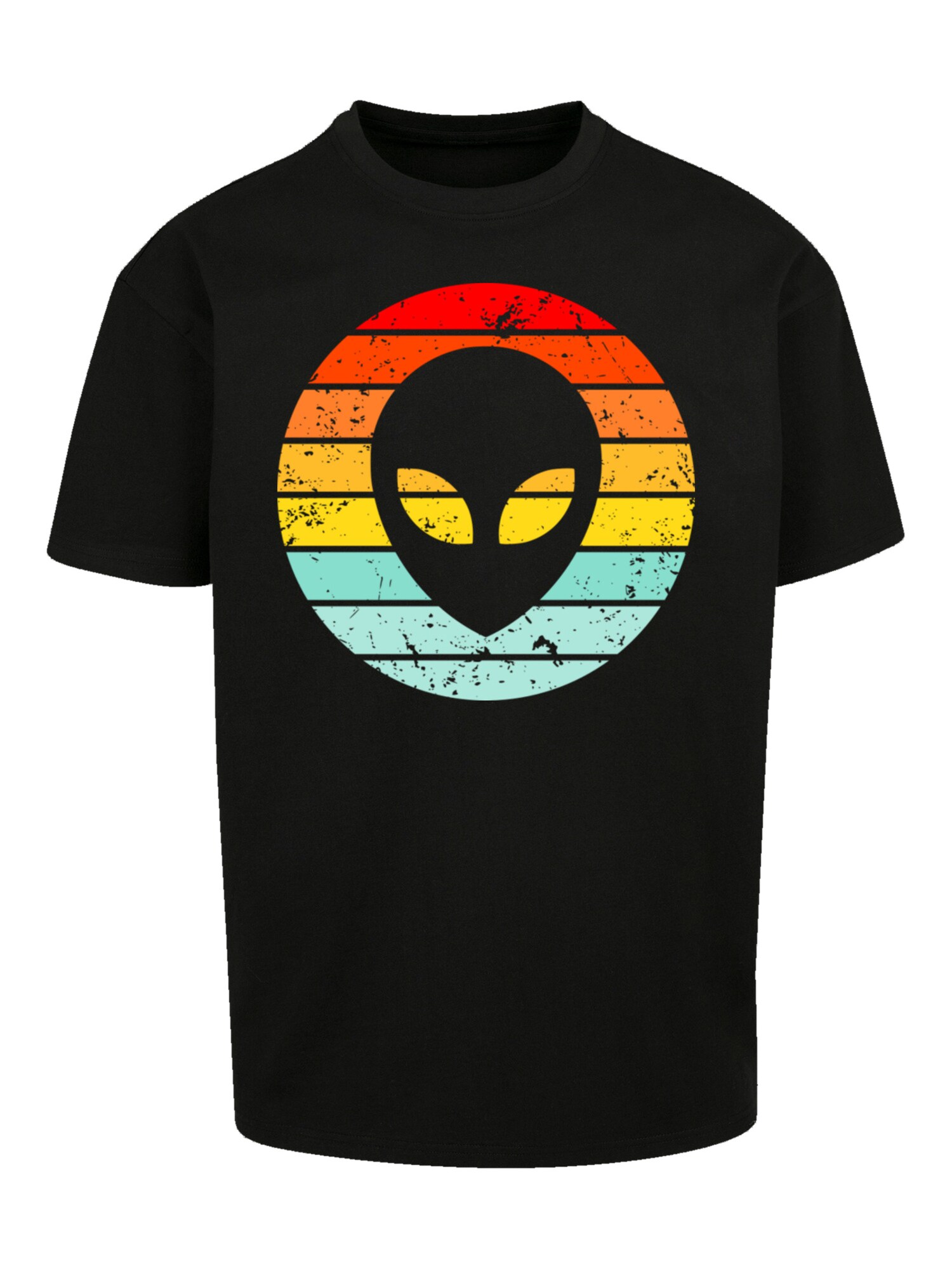 Thumbnail - F4NT4STIC T-Shirt Alien Retro Sonnenuntergang