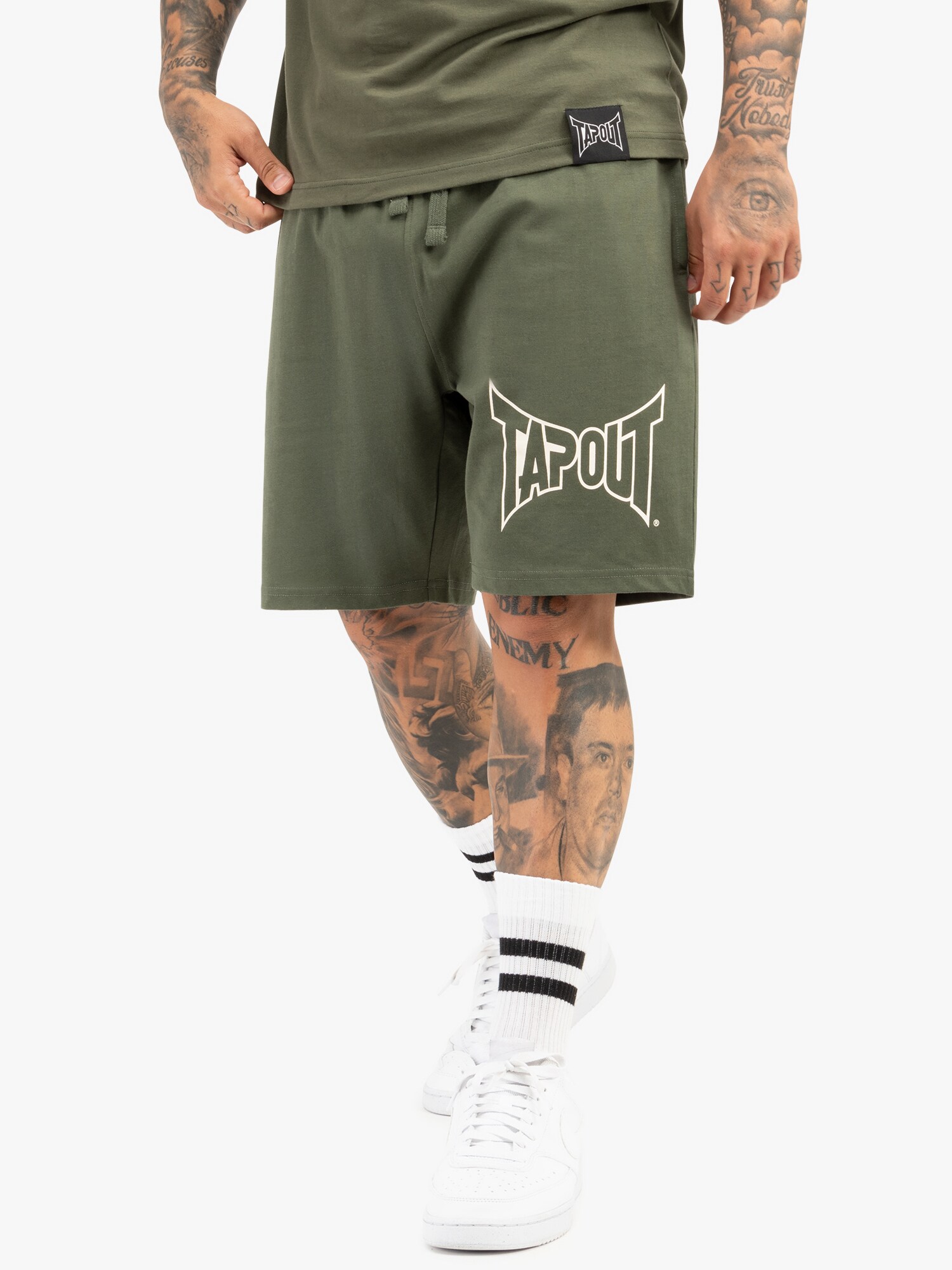 Tapout Nadrág  olíva / fehér termék 2. képe