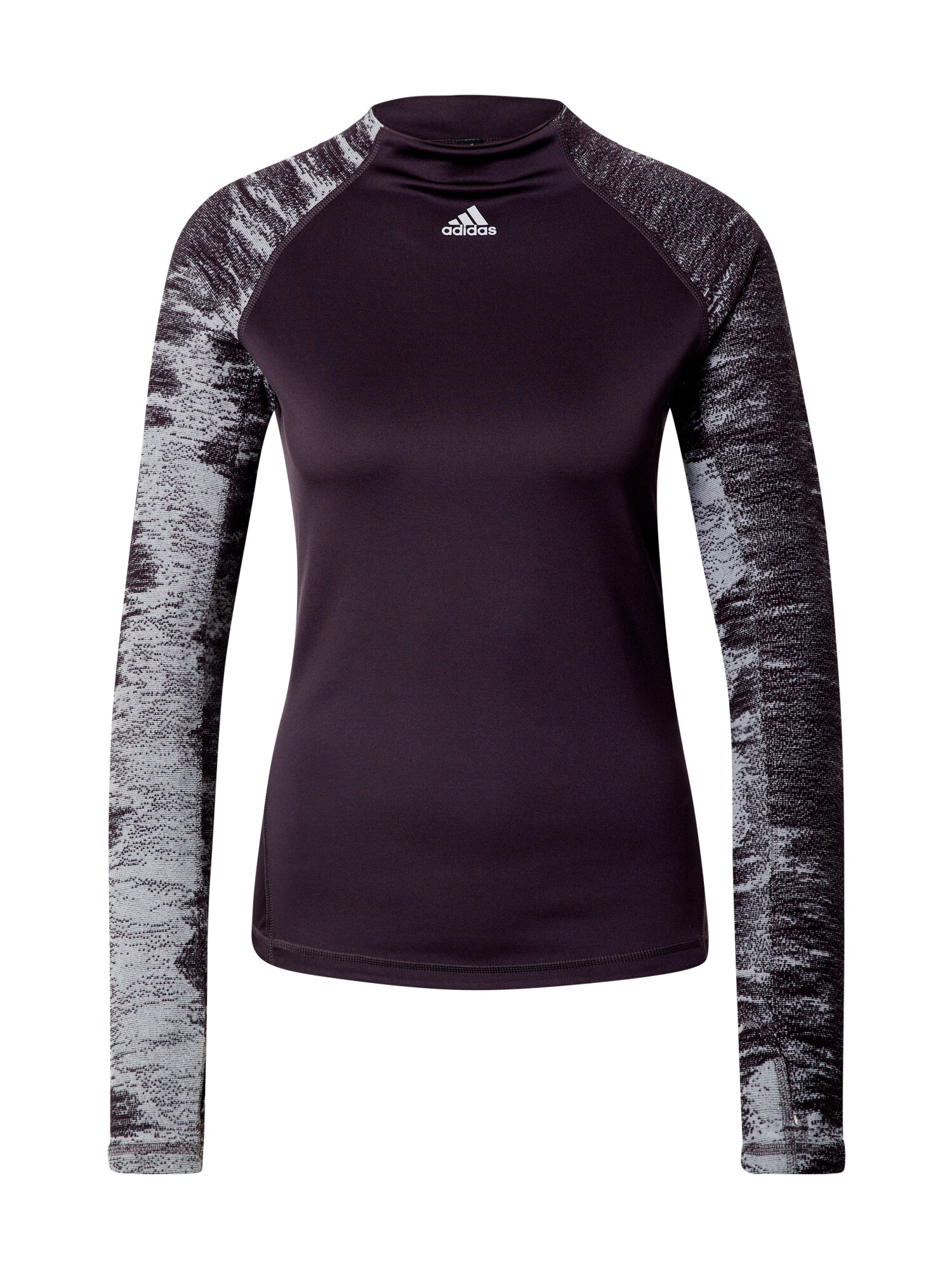 ADIDAS PERFORMANCE Sportiniai marškinėliai  purpurinė spalva / šviesiai mėlyna / balta