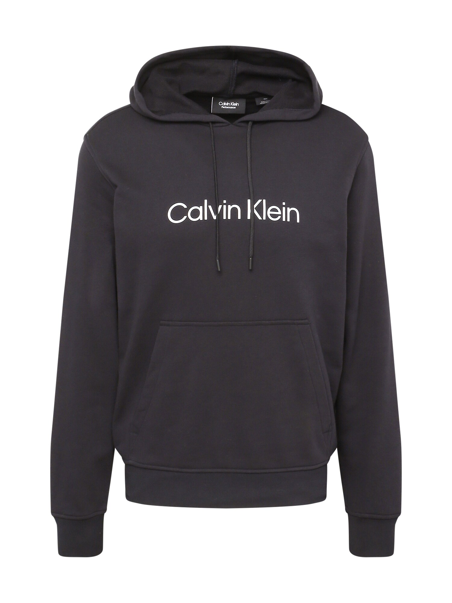 Calvin Klein Performance Sportiska tipa džemperis melns / balts